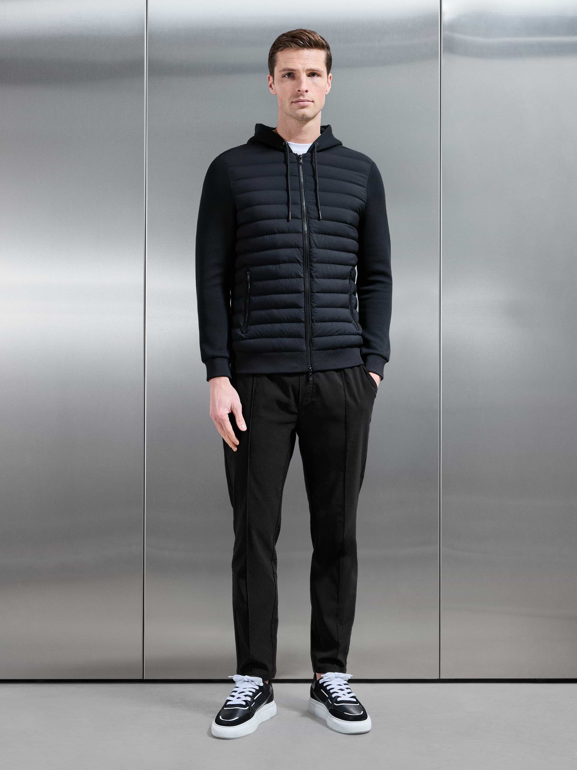 Essential Nylon Trouser in Black