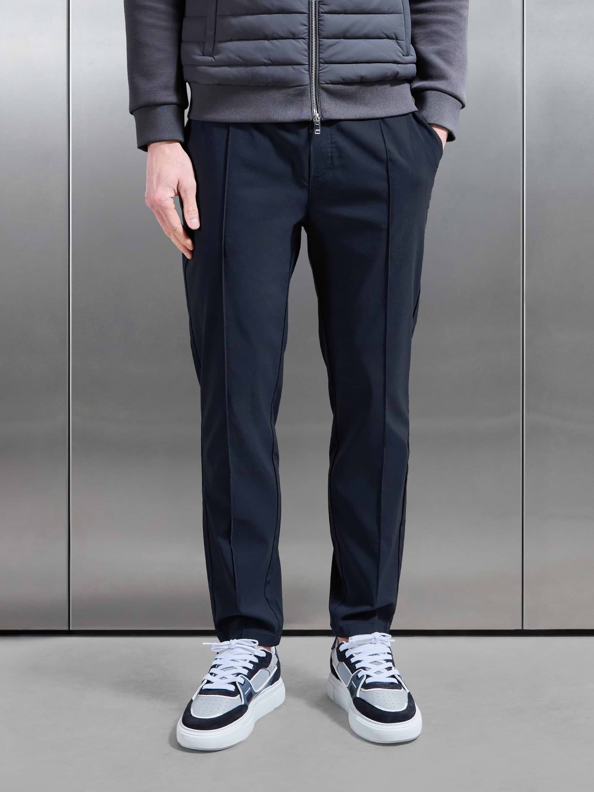 Essential Nylon Trouser in Navy