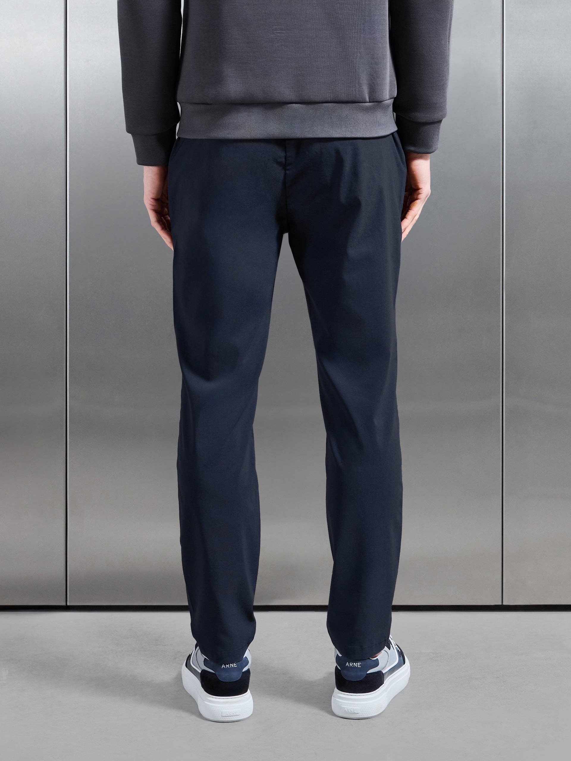 Essential Nylon Trouser in Navy