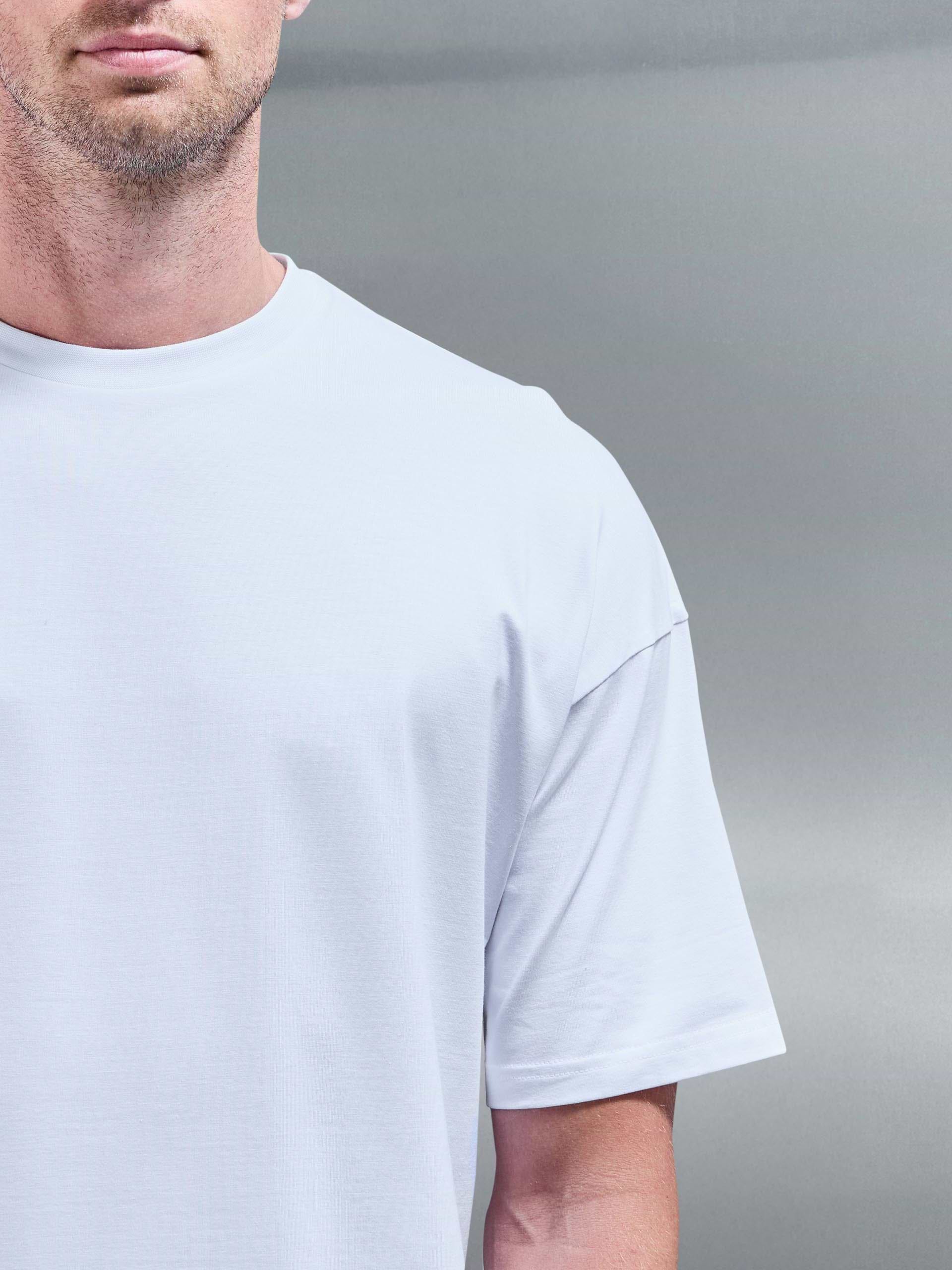 Essential Relaxed Fit Cotton T-Shirt in White