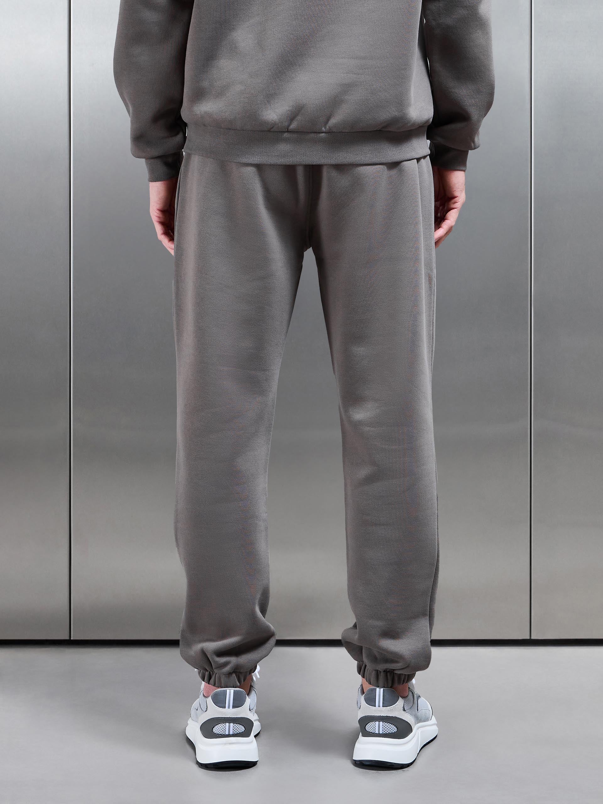 Essential Relaxed Fit Cuffed Jogger in Grey