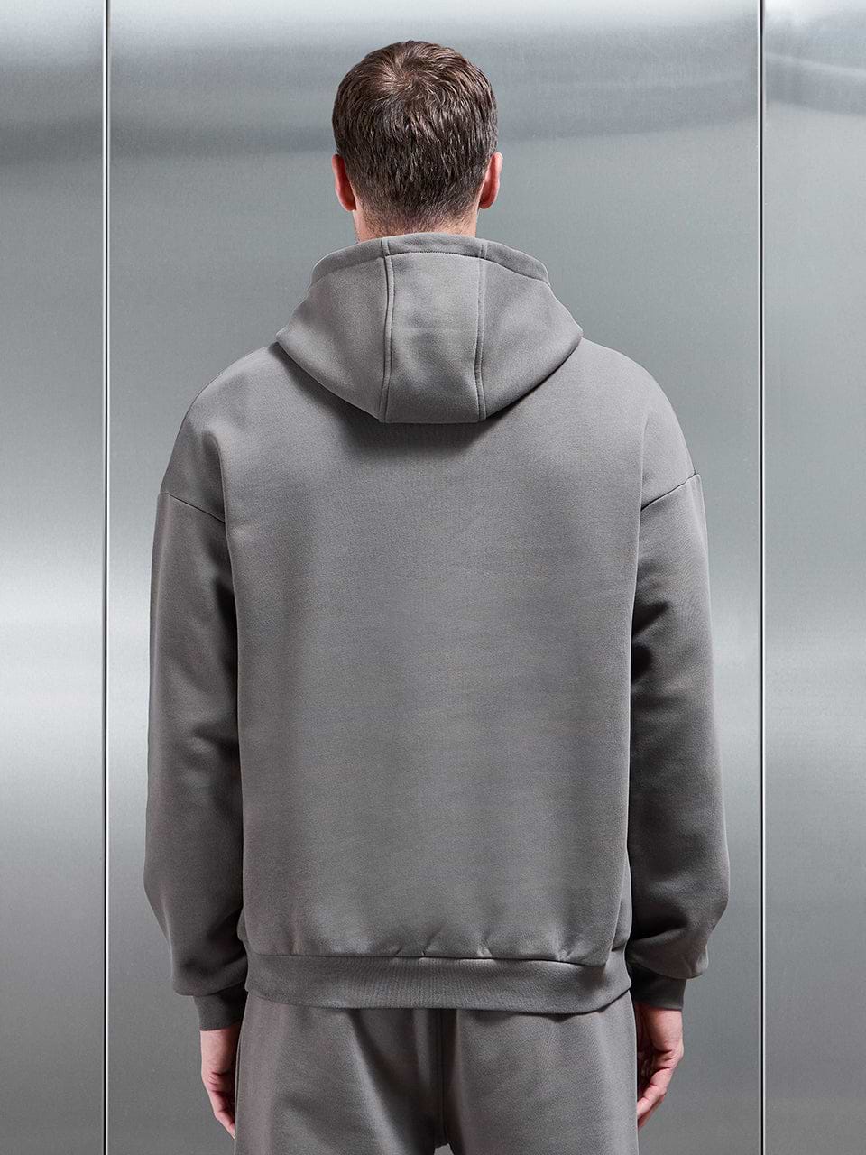 Essential Relaxed Hoodie in Grey