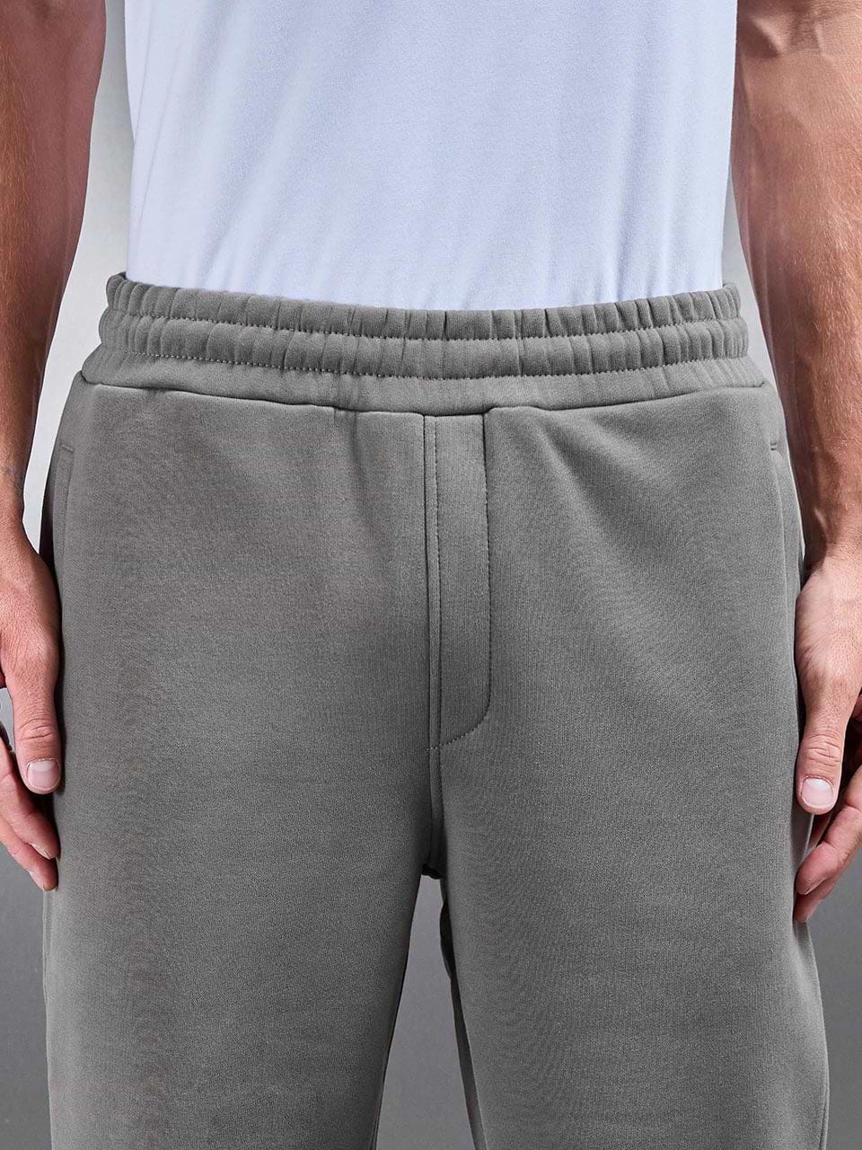 Essential Straight Leg Jogger in Grey