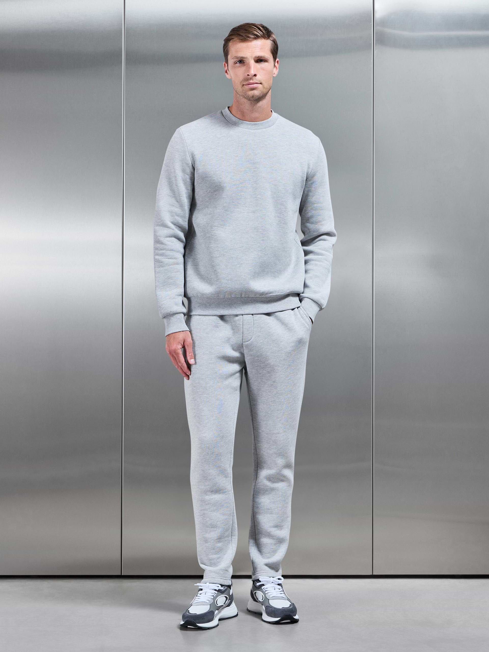 Essential Sweatshirt in Marl Grey