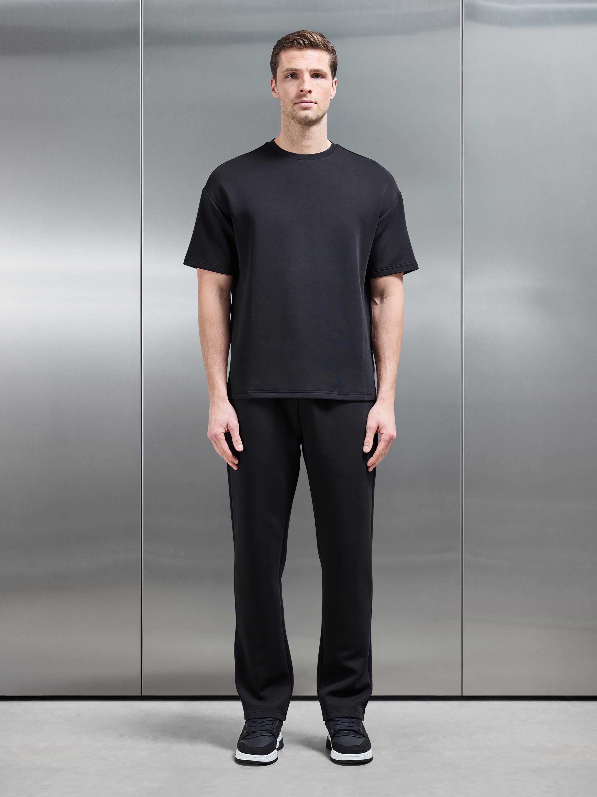 Luxe Relaxed T-Shirt in Black