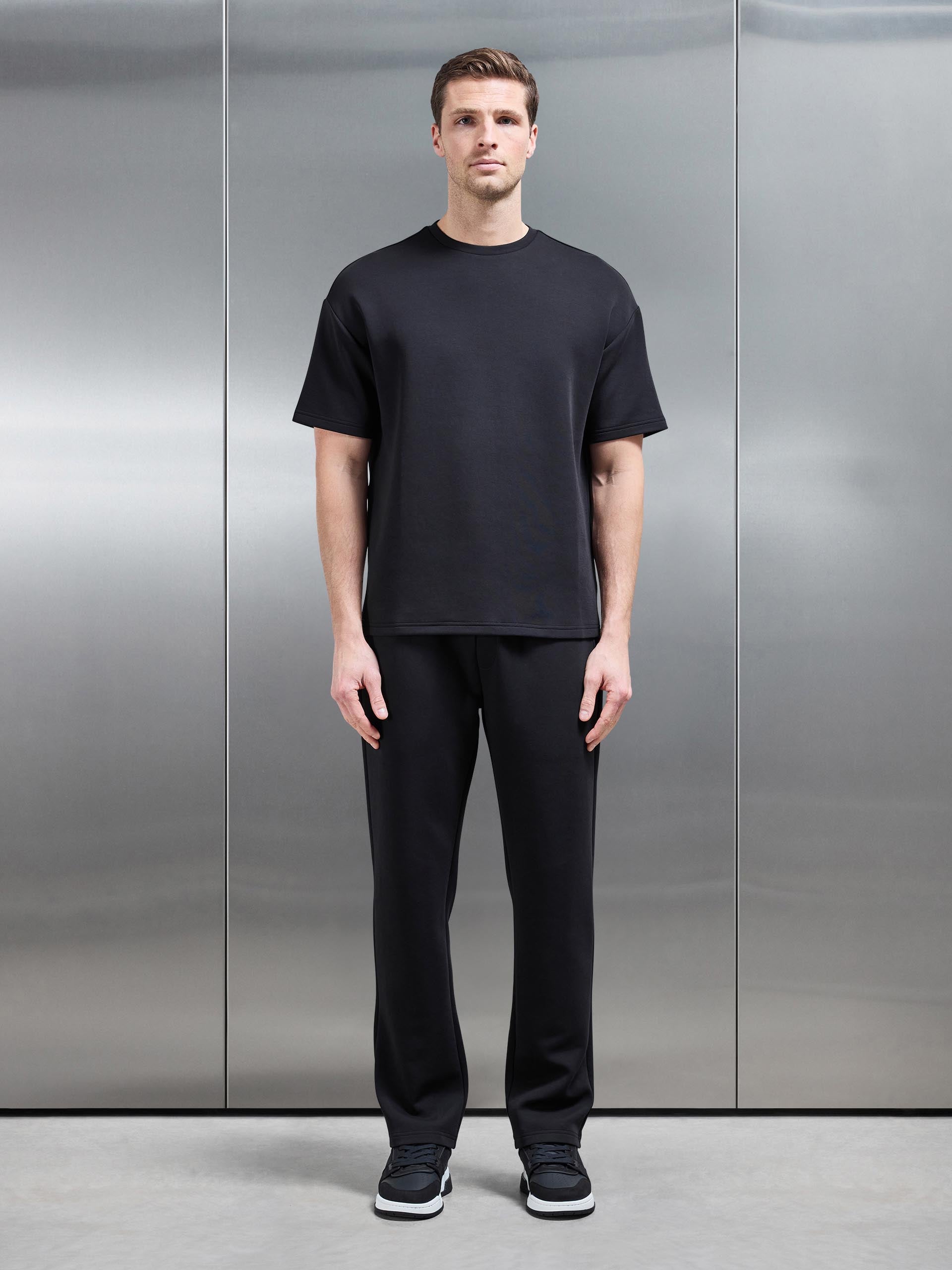 Luxe Relaxed T-Shirt in Black