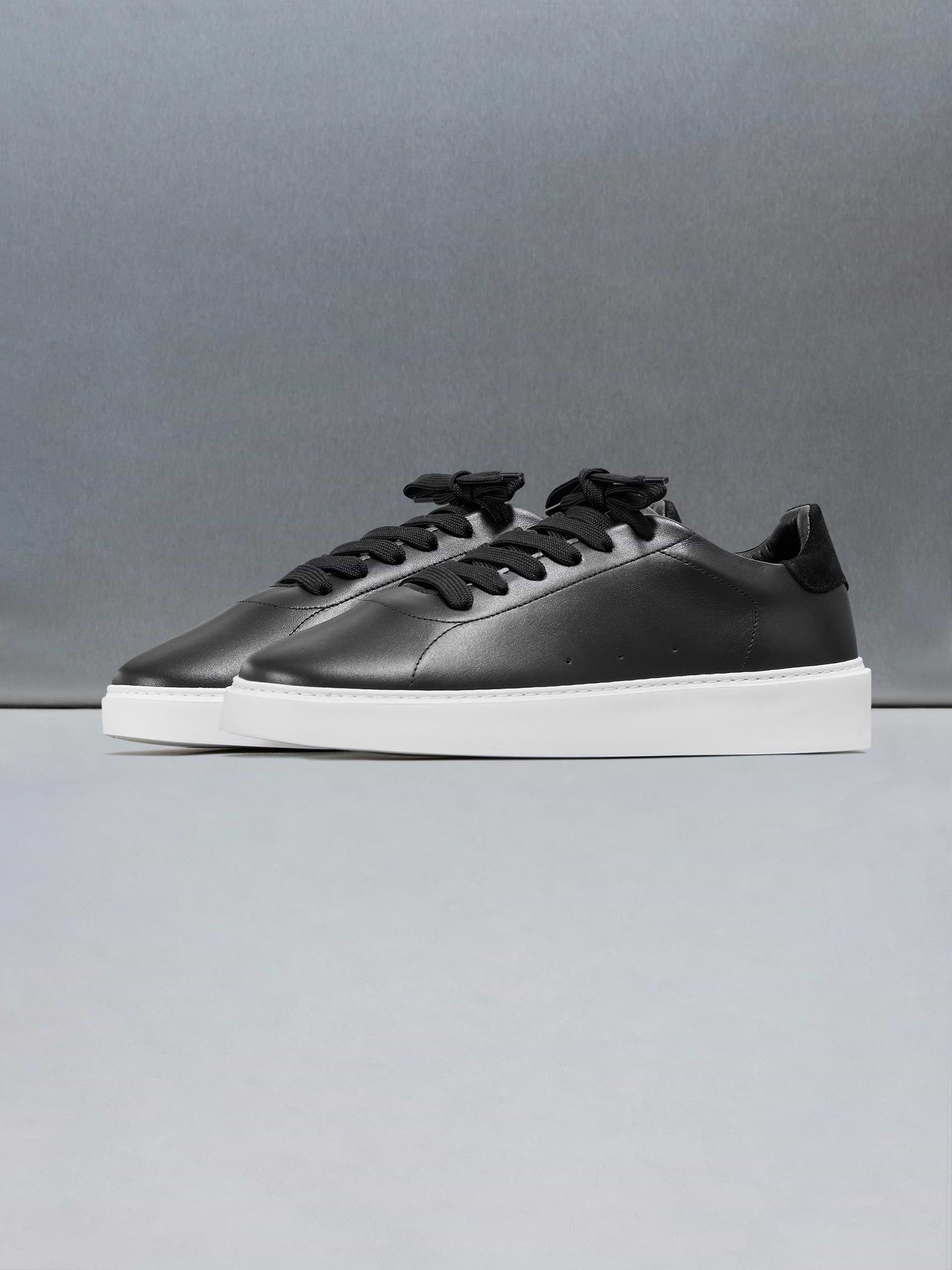 Everyday Leather Trainer in Black