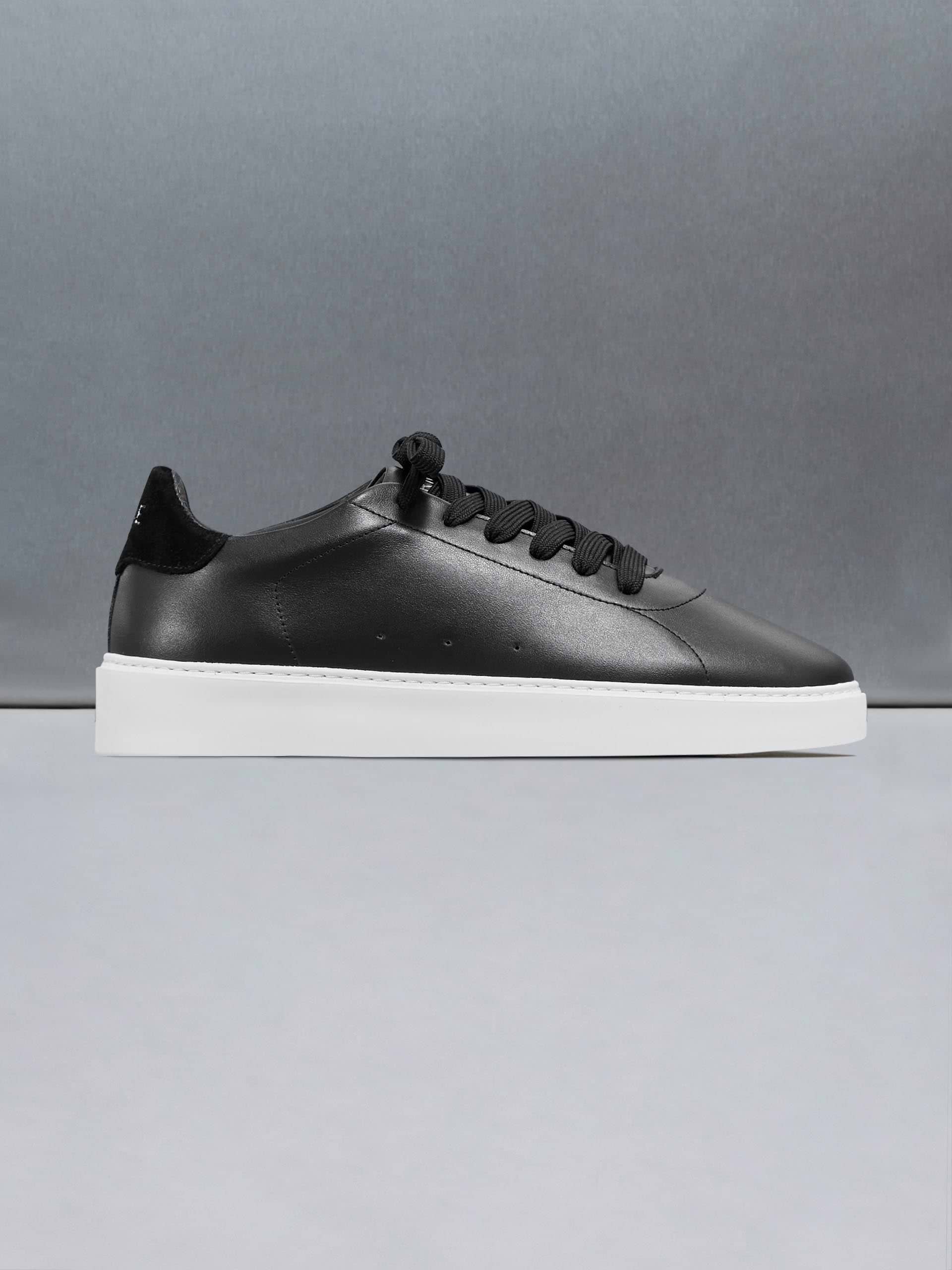 Everyday Leather Trainer in Black