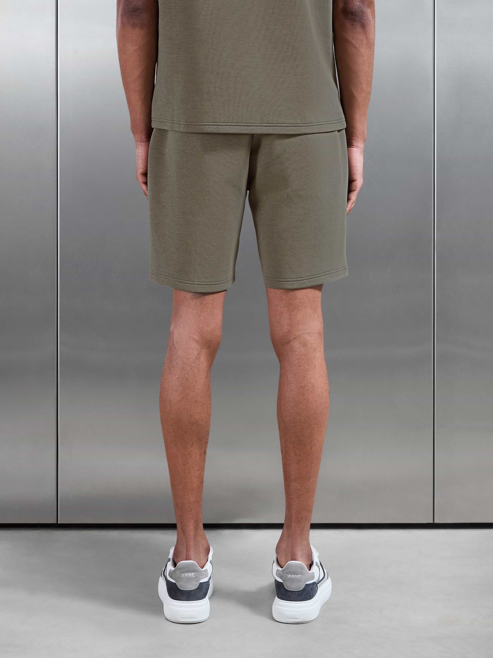 Everyday Luxe Piping Short in Olive