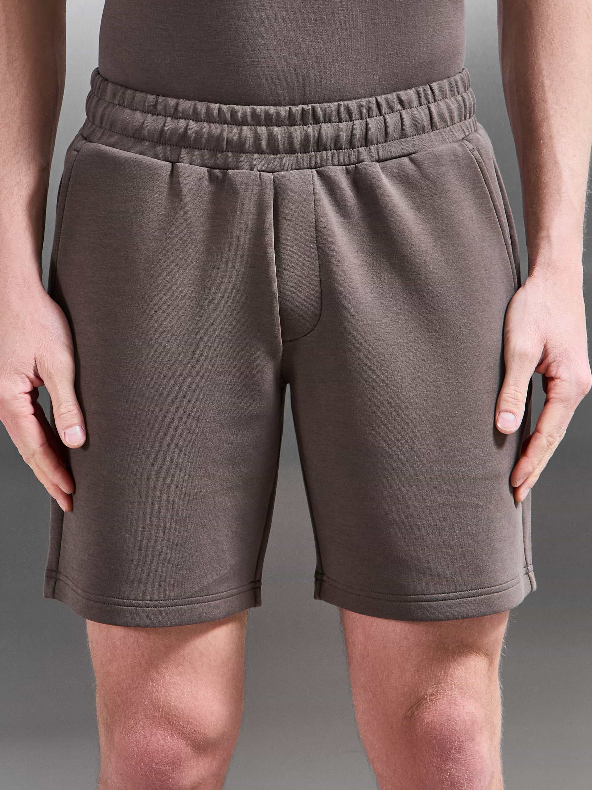 Everyday Luxe Relaxed Short in Brown