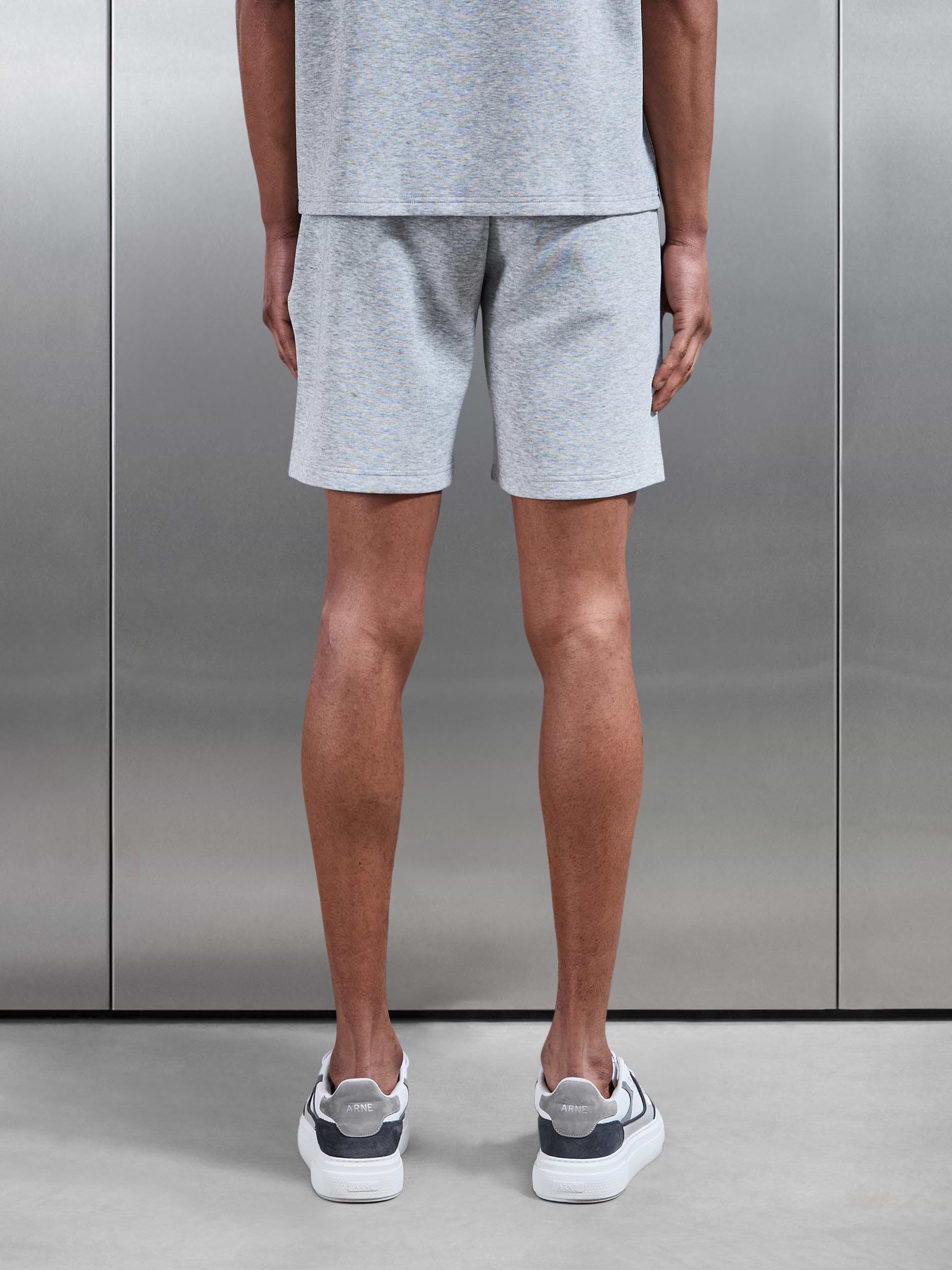 Everyday Luxe Relaxed Short in Marl Grey