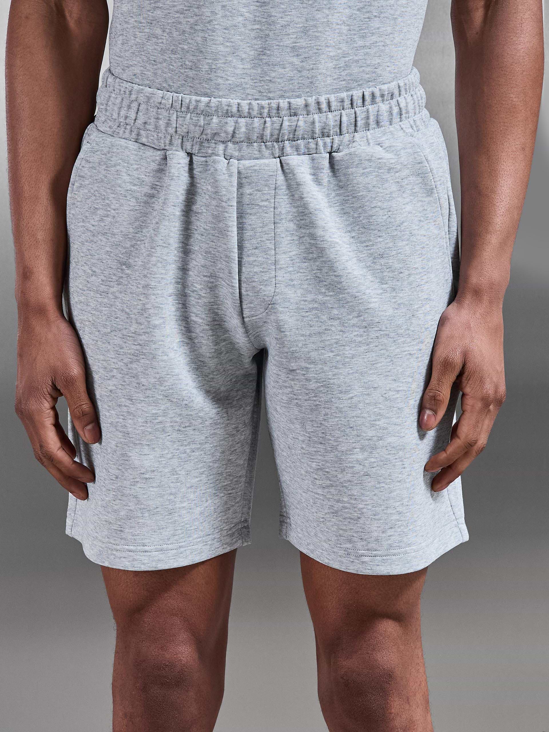 Everyday Luxe Relaxed Short in Marl Grey
