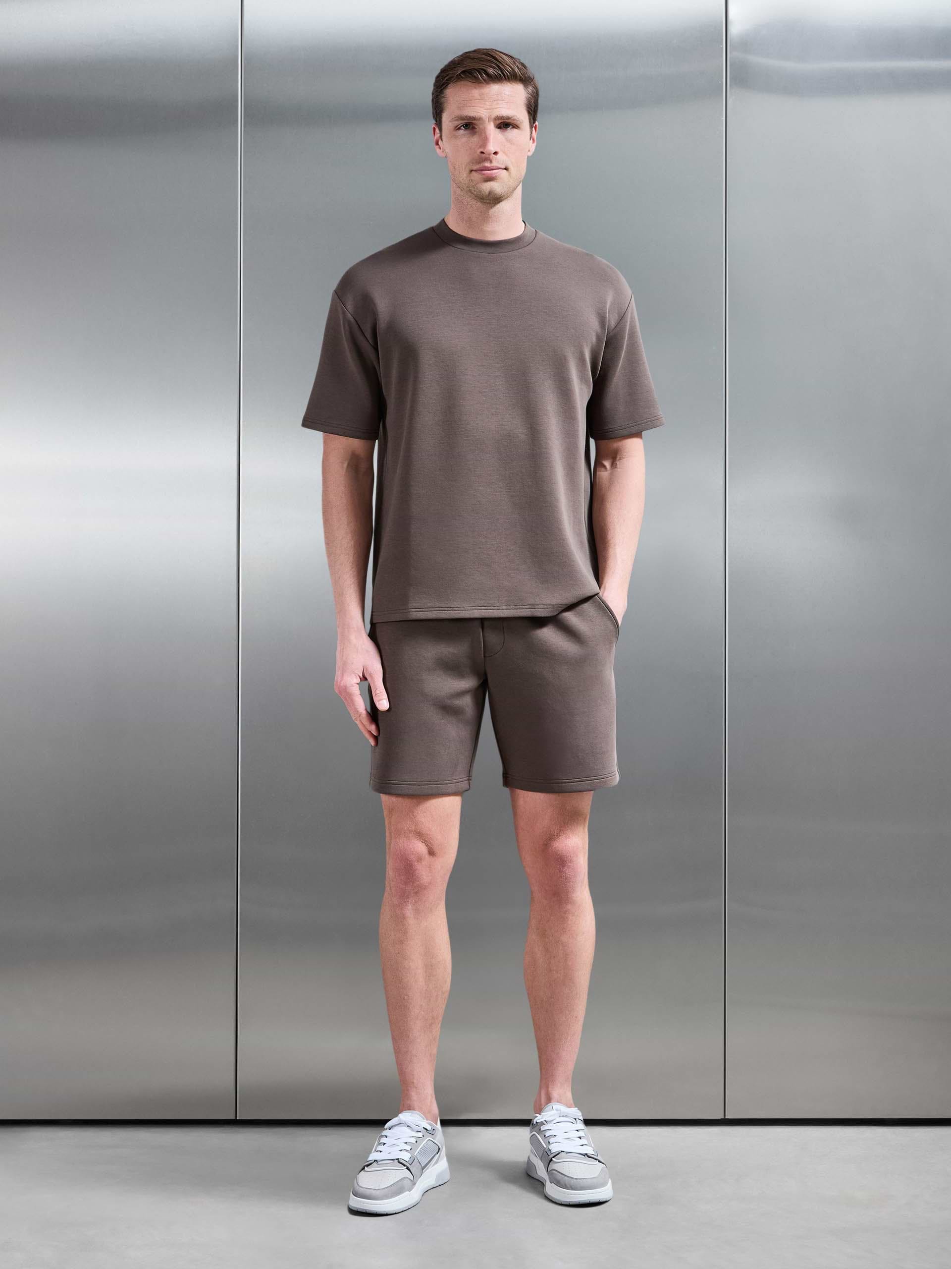 Everyday Luxe Relaxed T-Shirt in Brown
