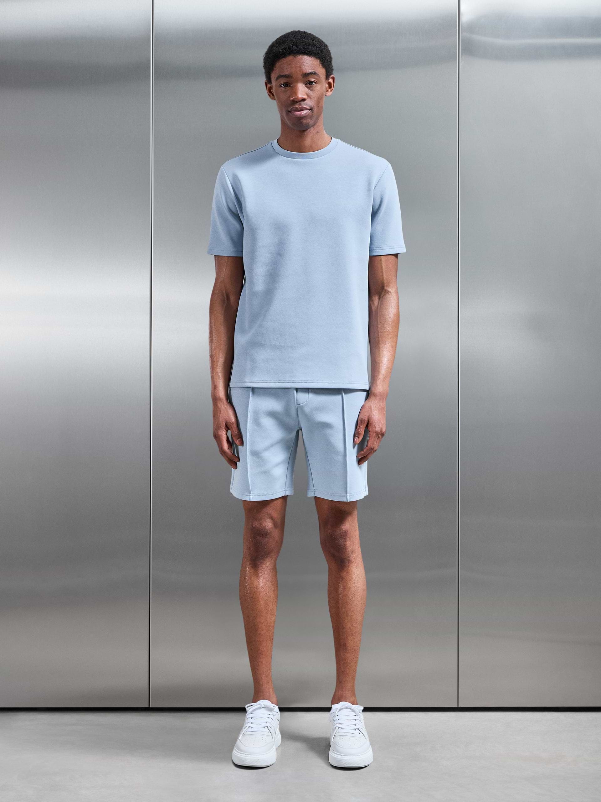 Everyday Luxe Short in Soft Blue