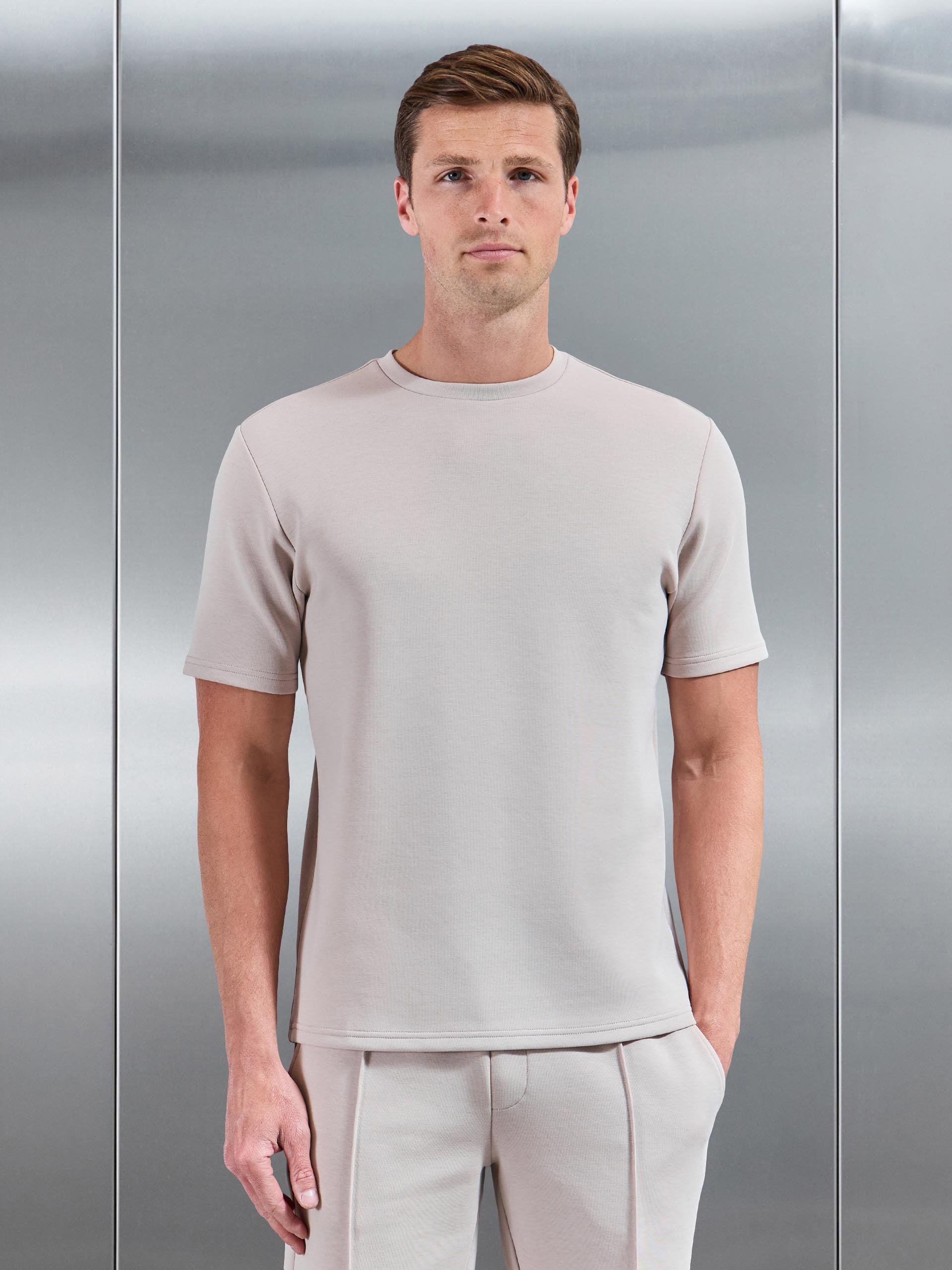 Everyday Luxe T-Shirt in Beige