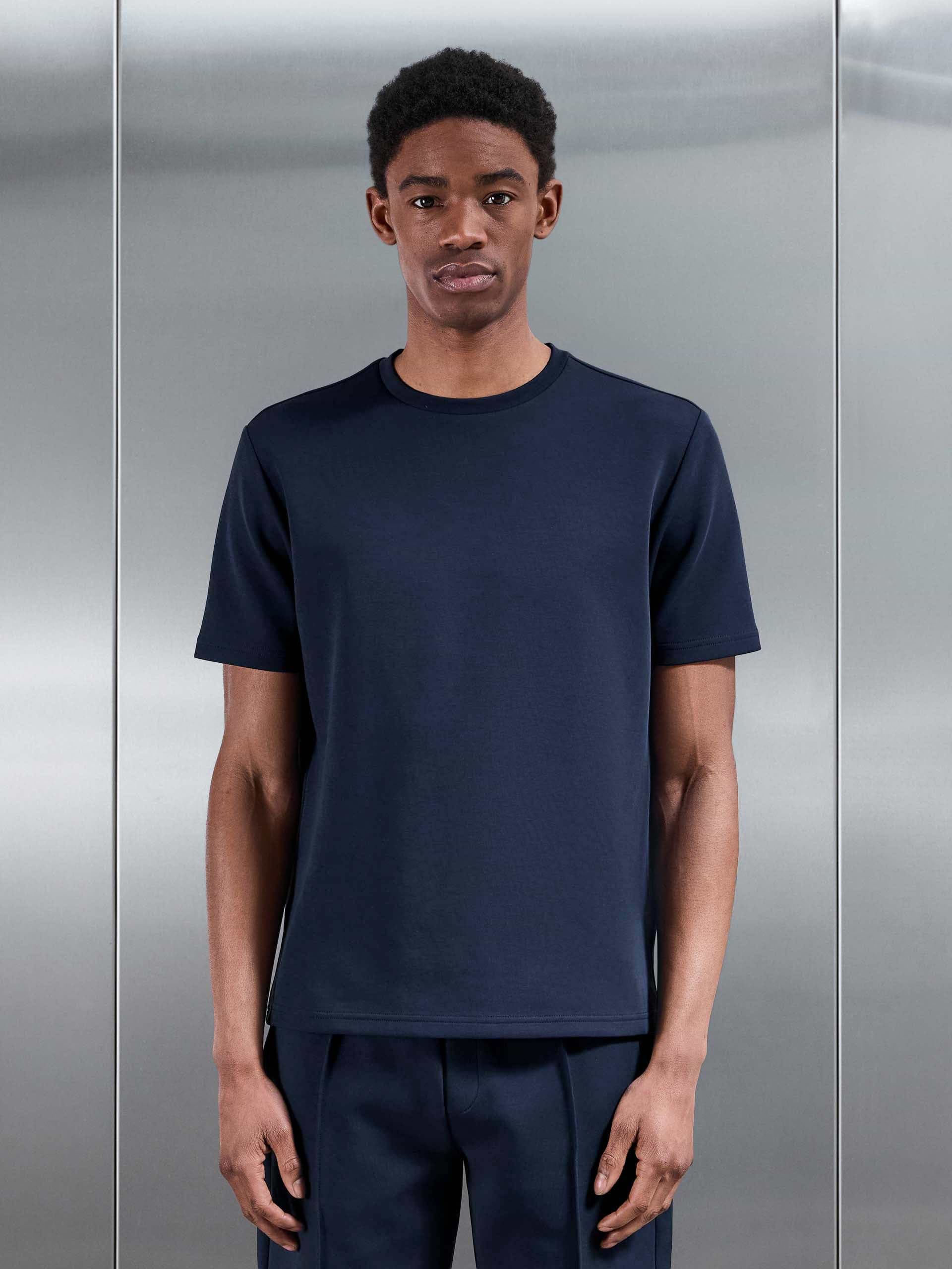 Everyday Luxe T-Shirt in Navy