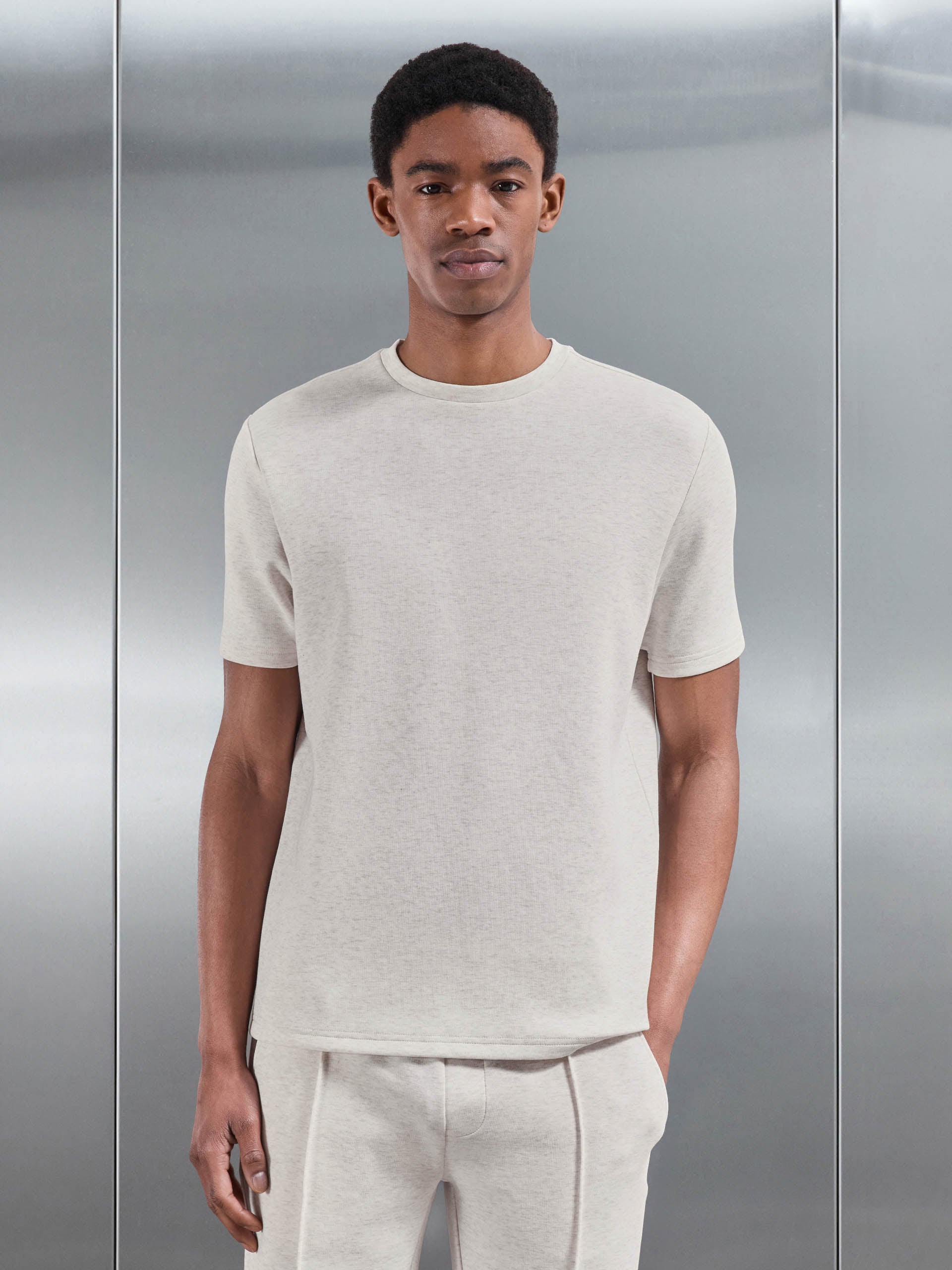 Everyday Luxe T-Shirt in Oatmeal