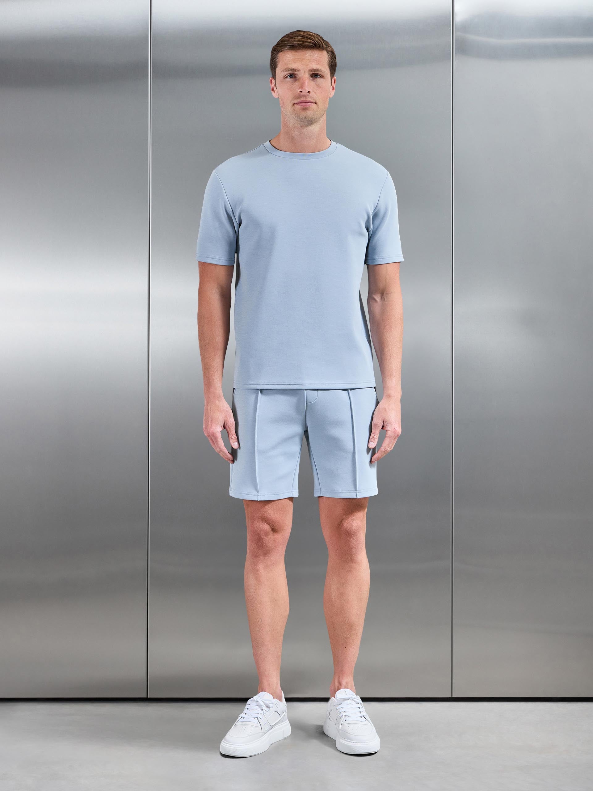Everyday Luxe T-Shirt in Soft Blue
