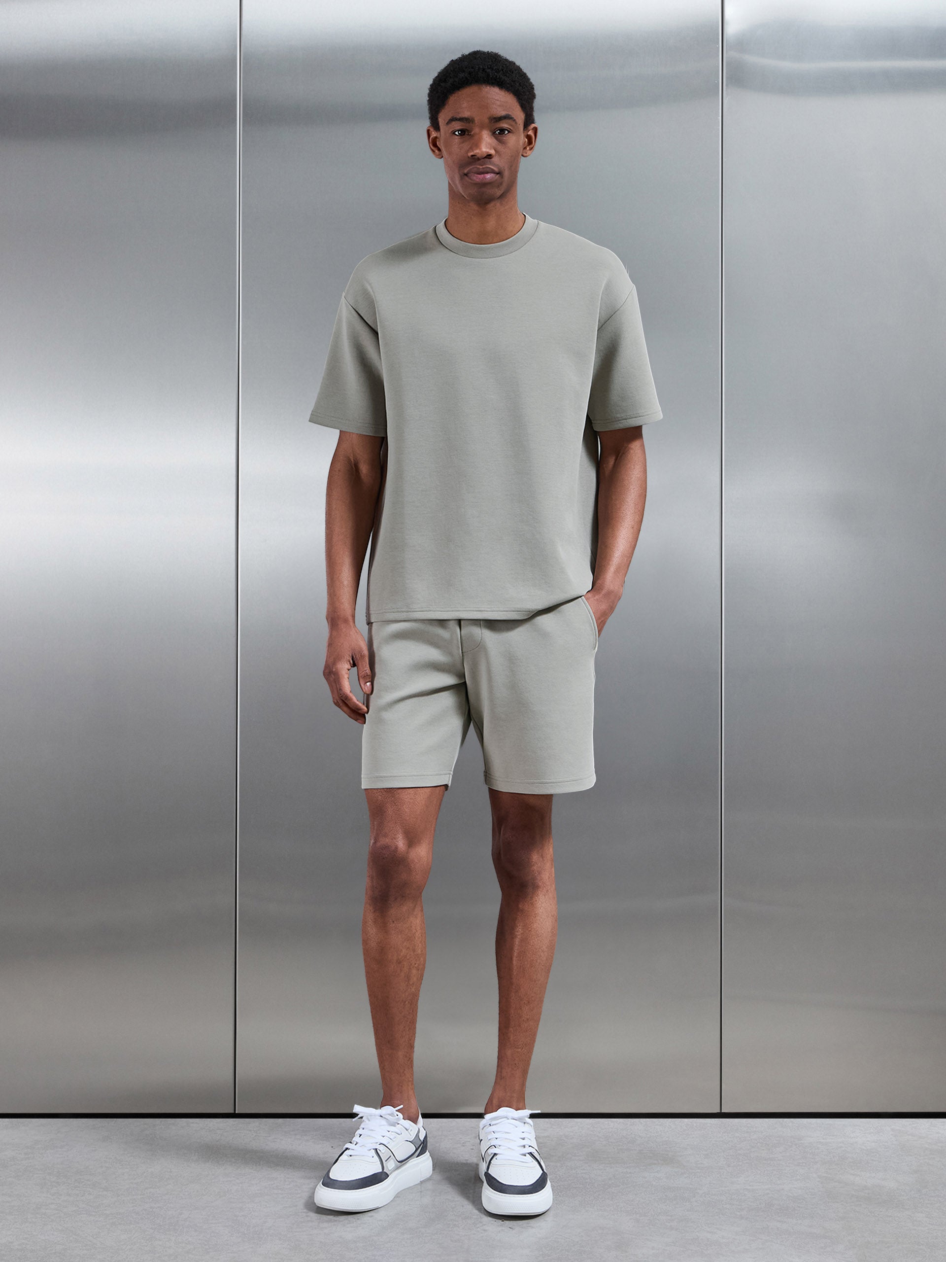 Everyday Luxe Relaxed T-Shirt in Stone