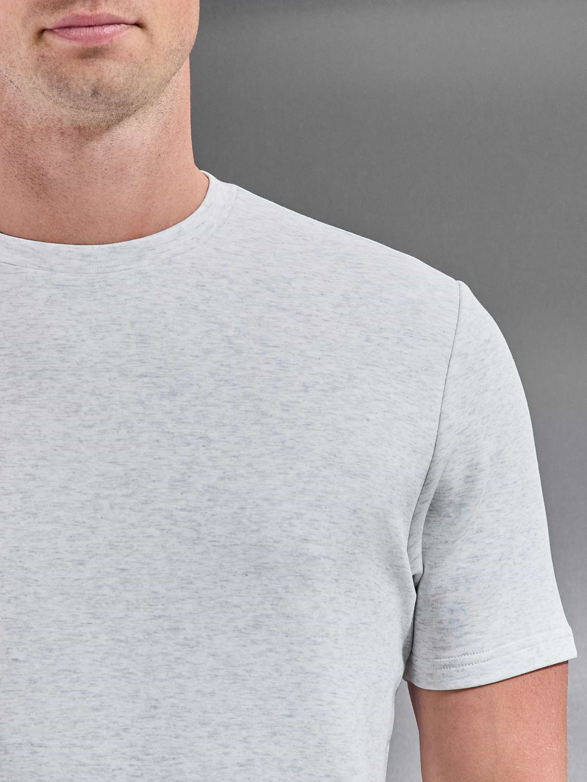 Everyday Luxe T-Shirt in White Marl