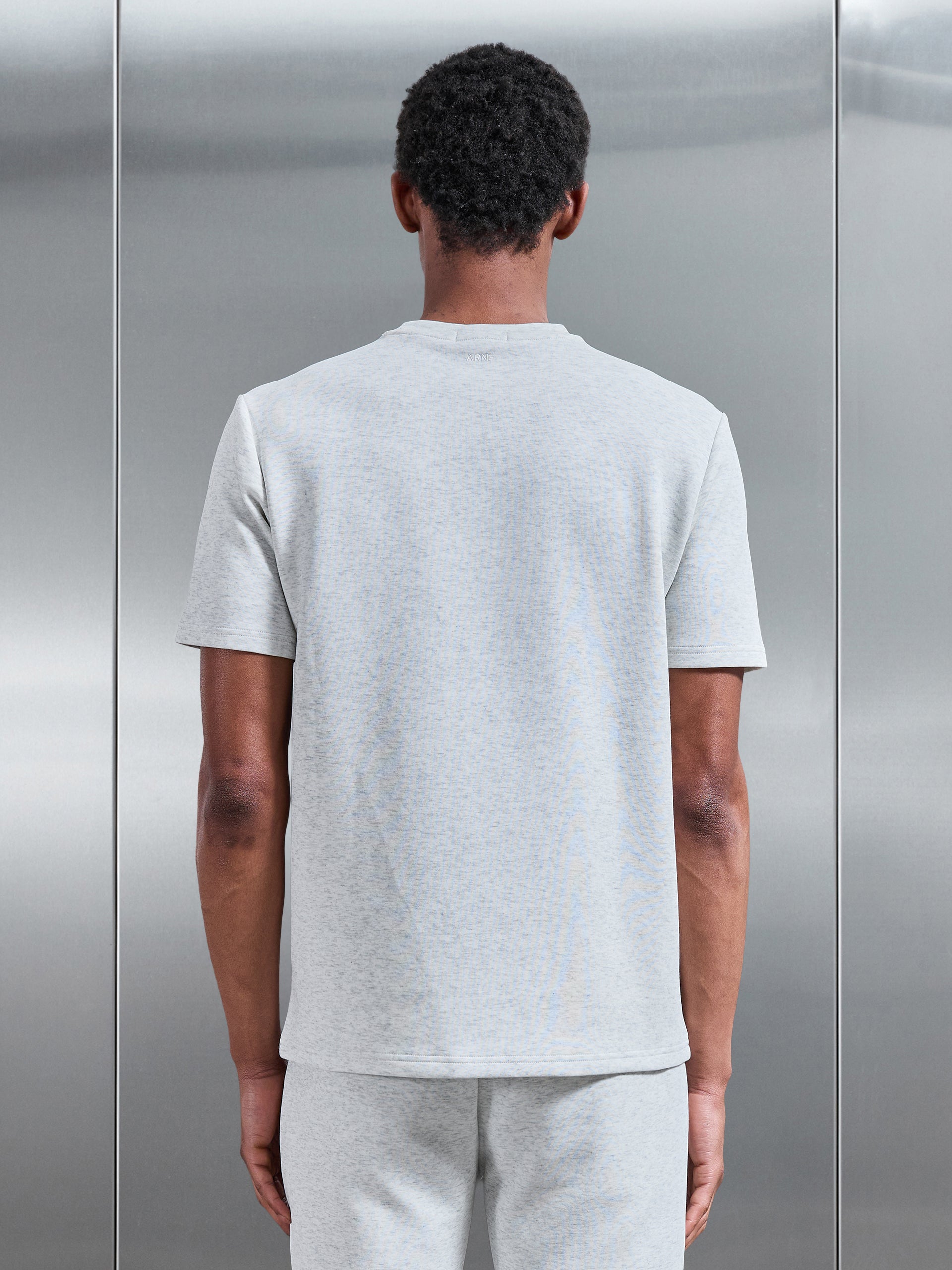 Everyday Luxe T-Shirt in White Marl