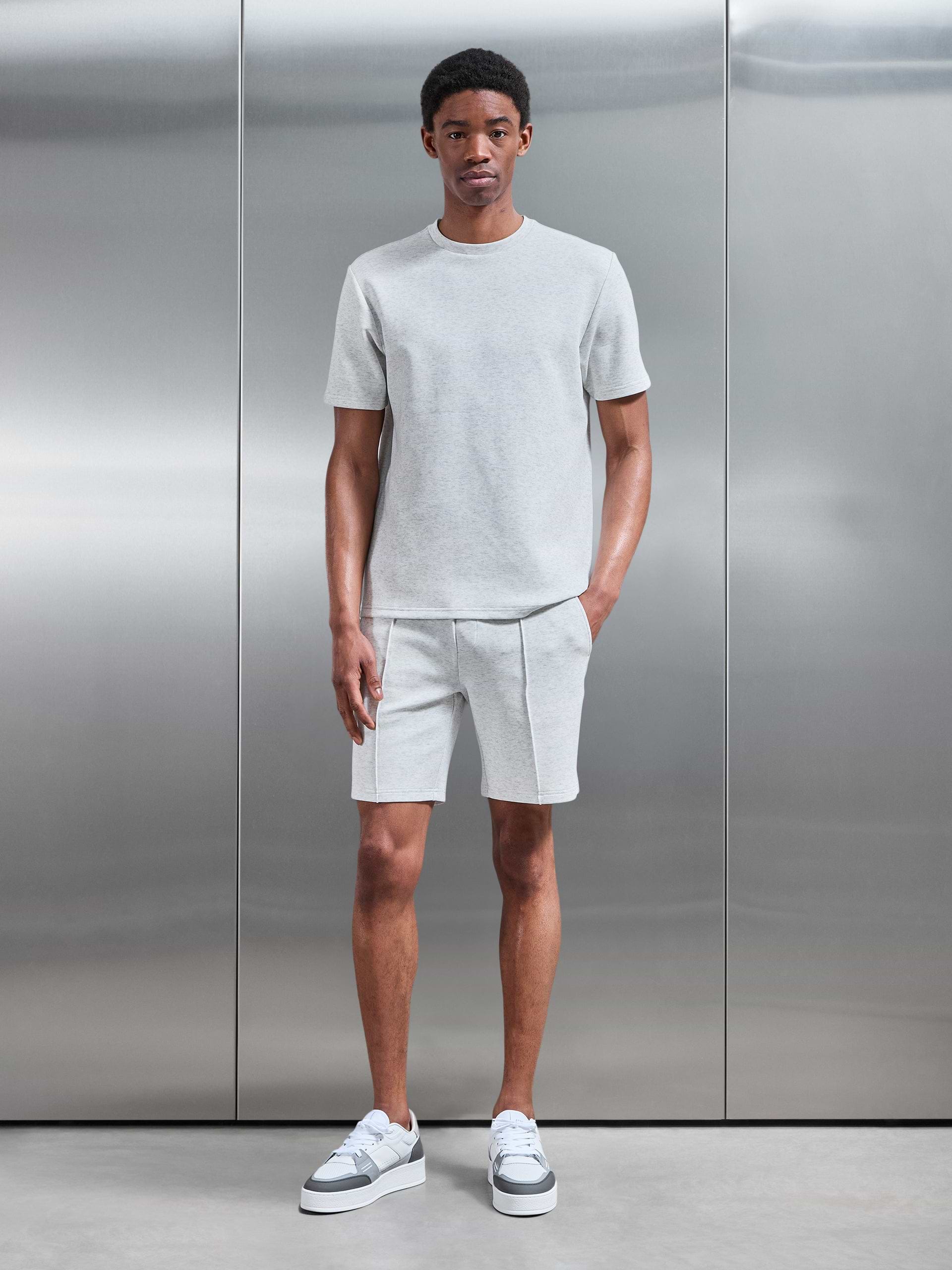 Everyday Luxe T-Shirt in White Marl