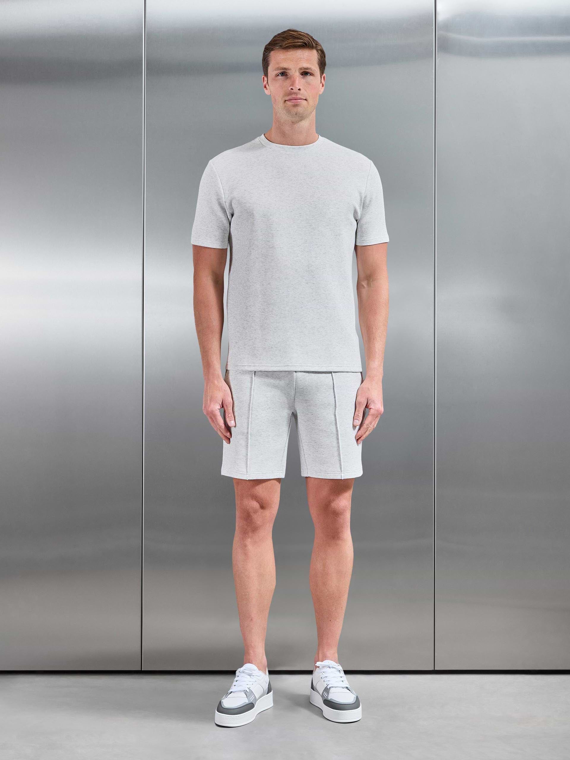 Everyday Luxe T-Shirt in White Marl