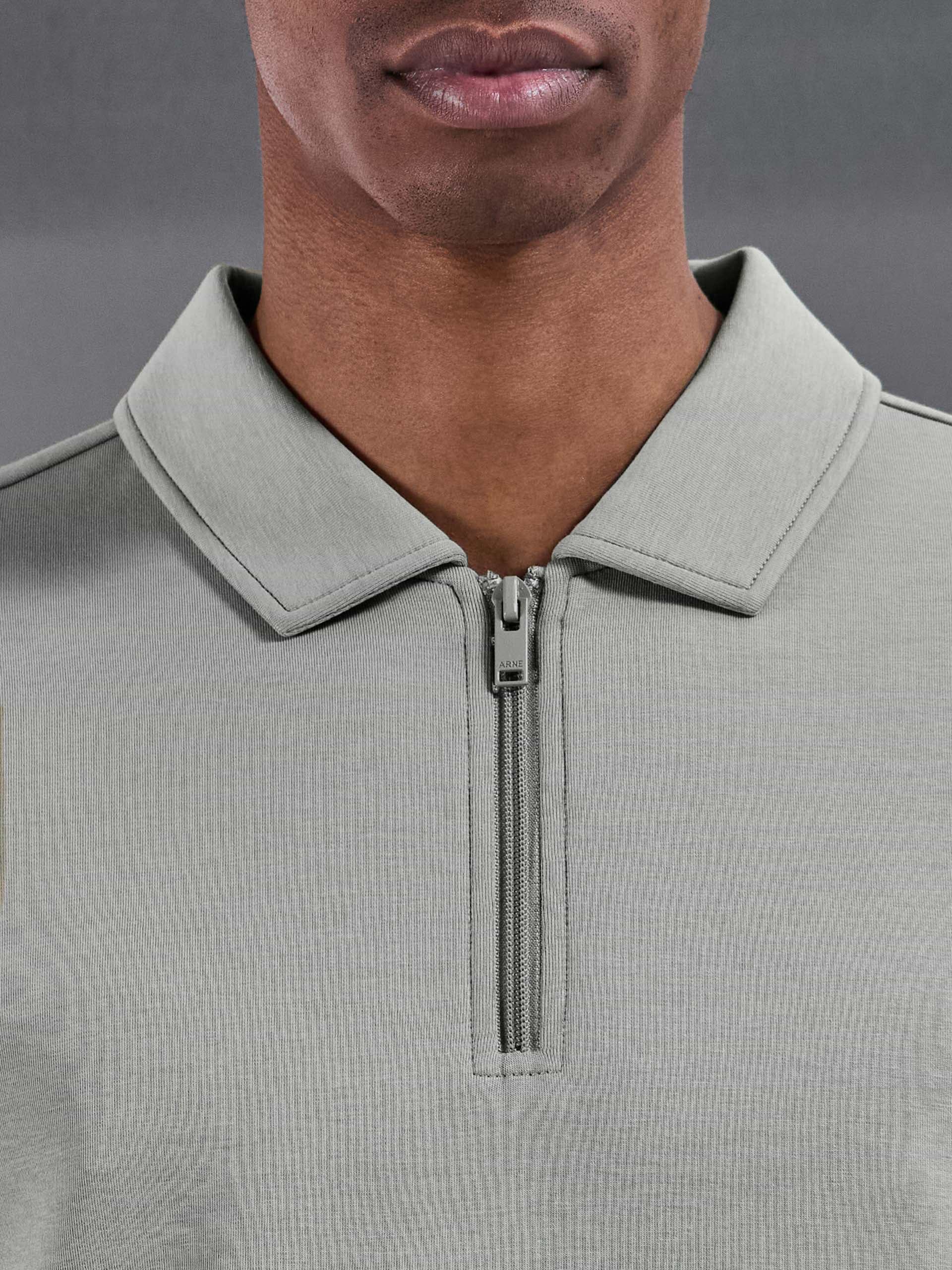 Everyday Luxe Polo Shirt in Stone