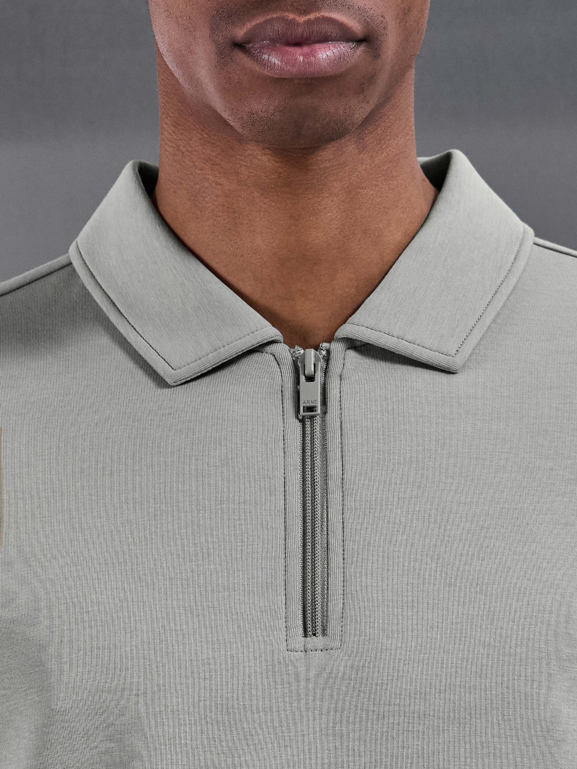 Everyday Luxe Polo Shirt in Stone
