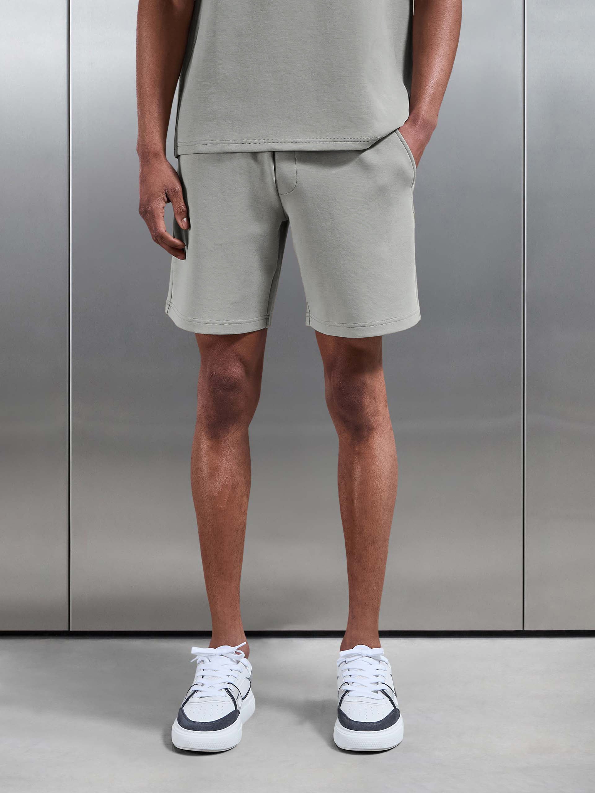 Everyday Luxe Relaxed Short in Stone