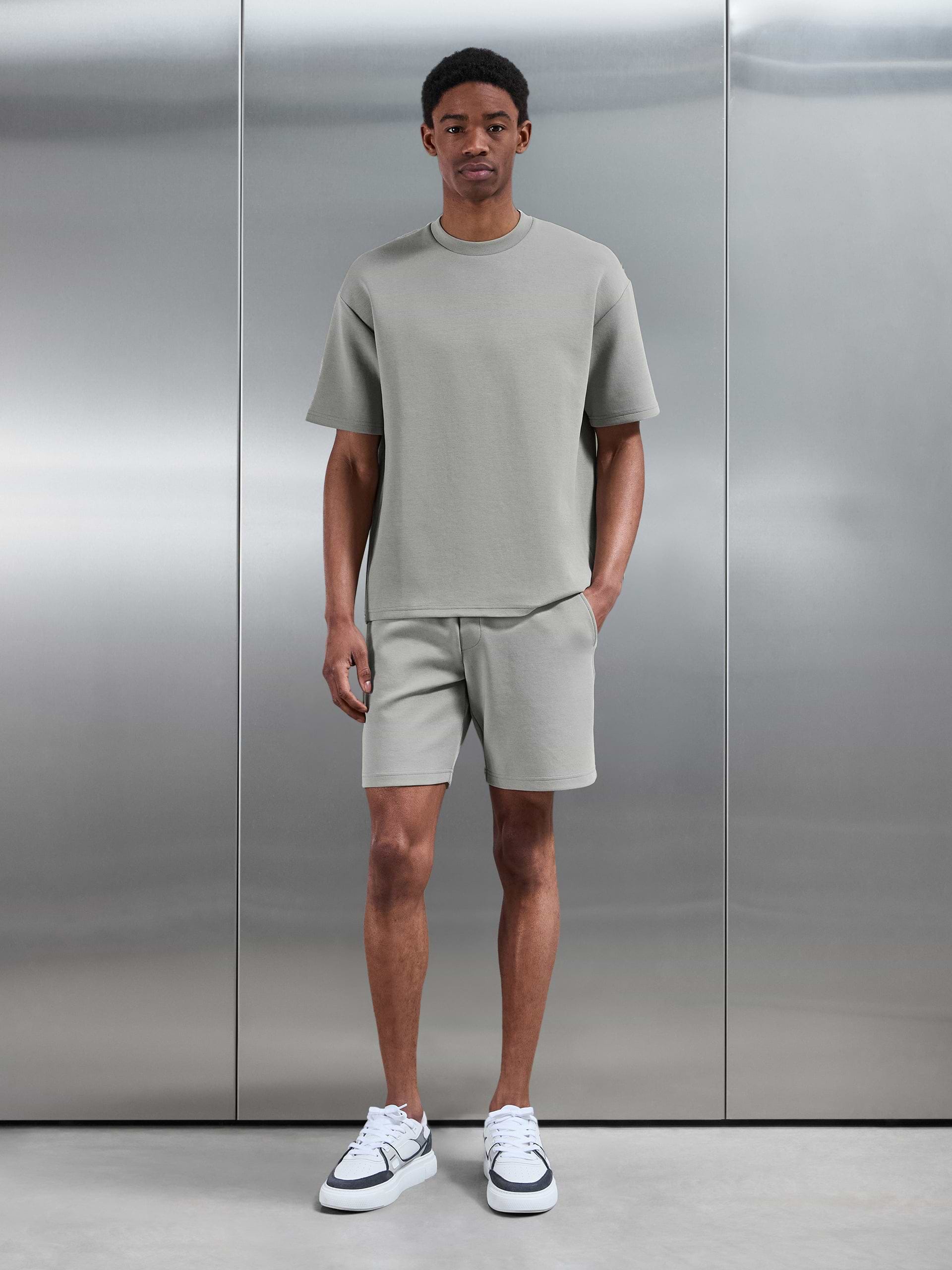 Everyday Luxe Relaxed Short in Stone