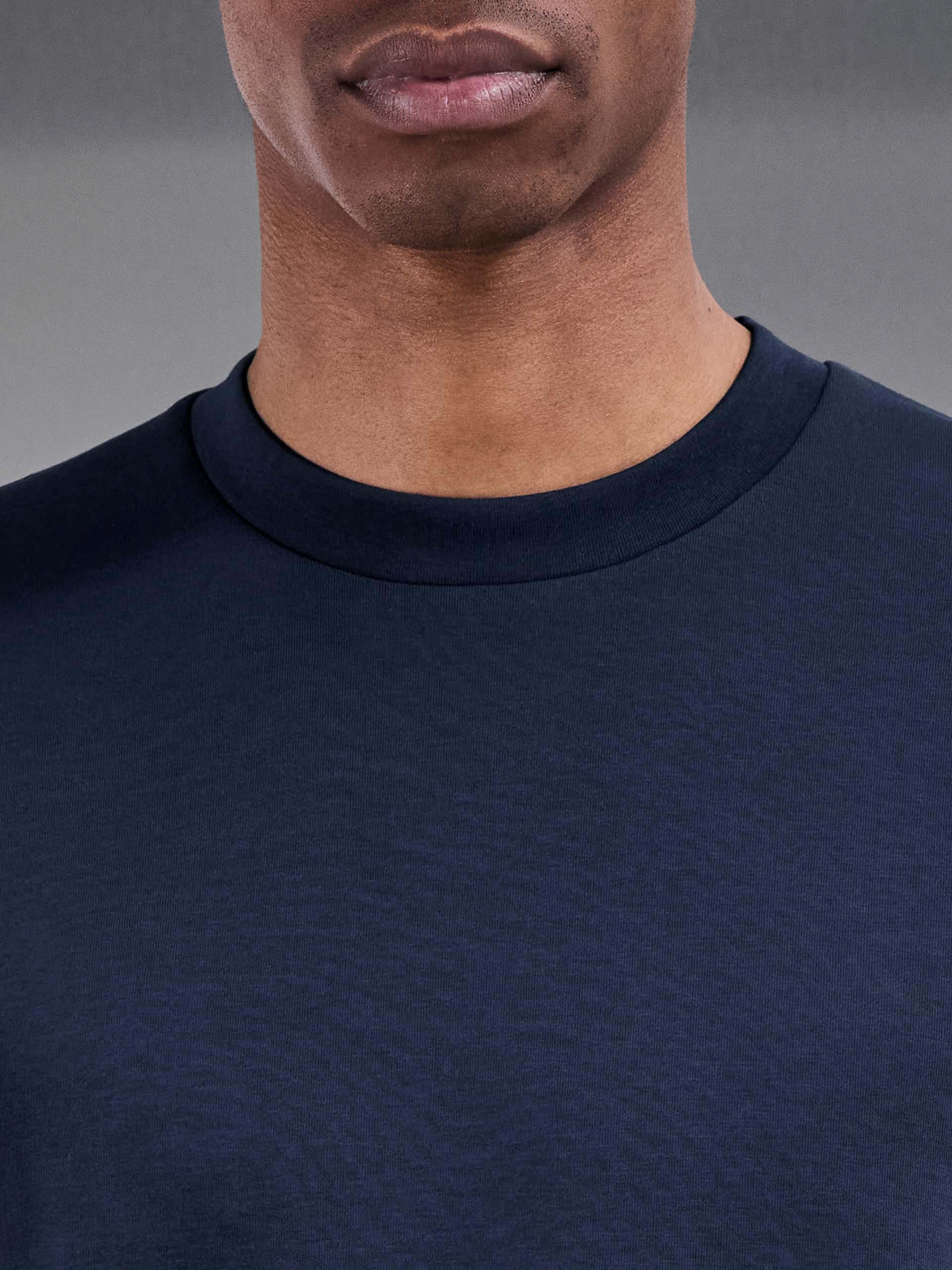 Everyday Luxe Relaxed T-Shirt in Navy