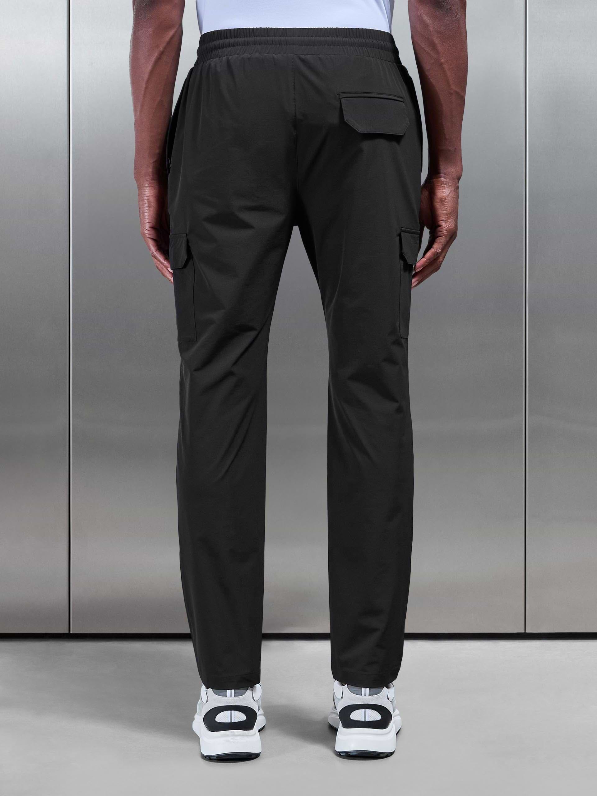 Flat Pocket Cargo Pant in Black