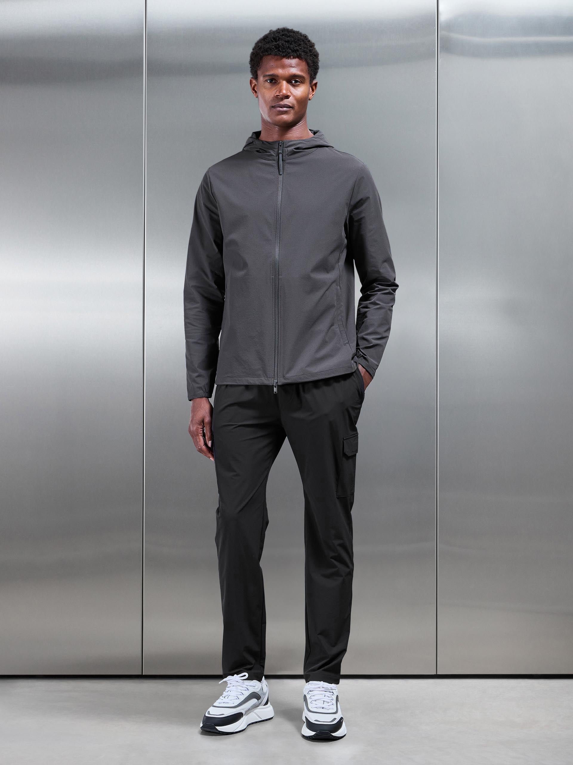 Flat Pocket Cargo Pant in Black