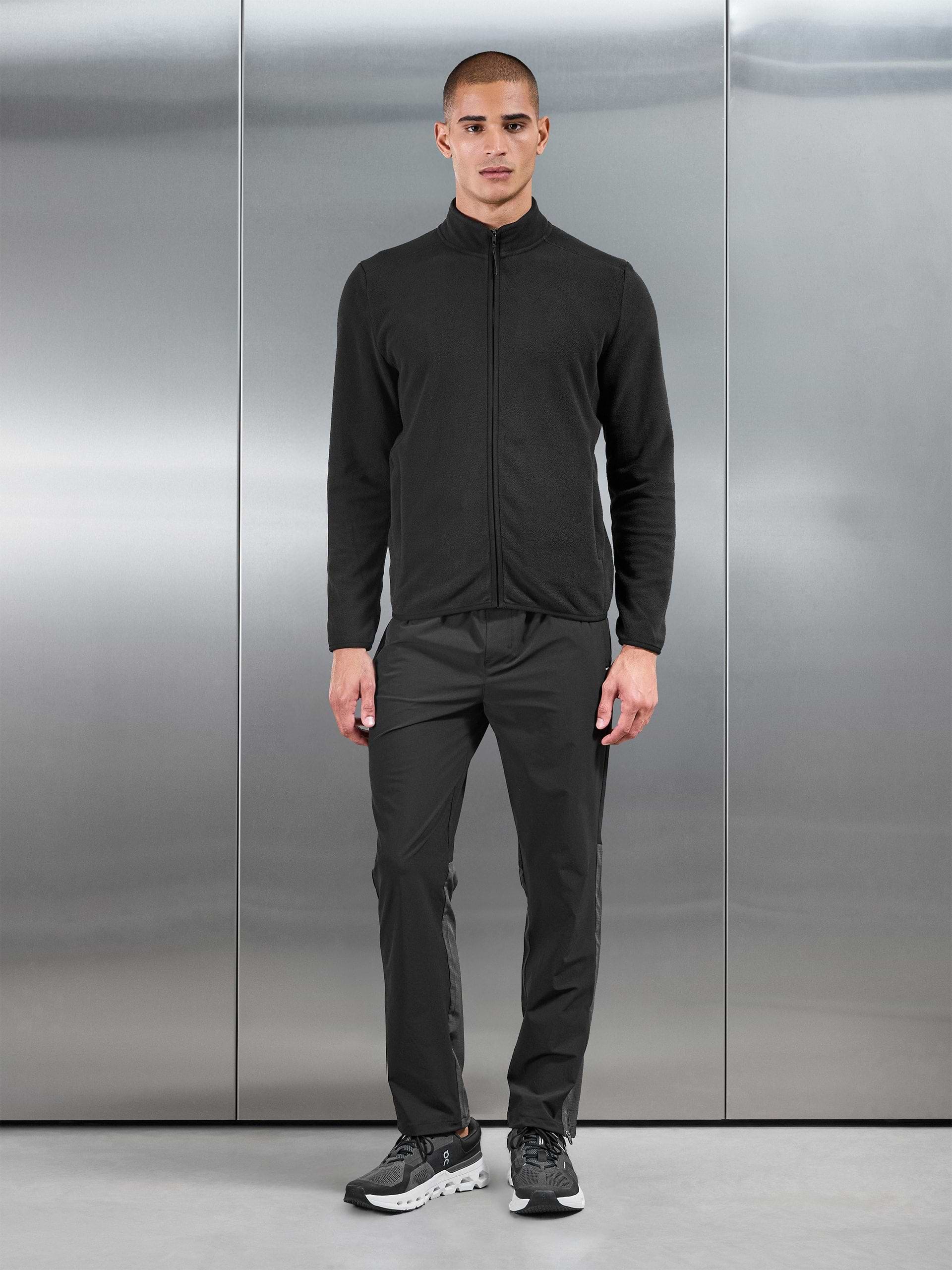 Fleece Jacket in Black