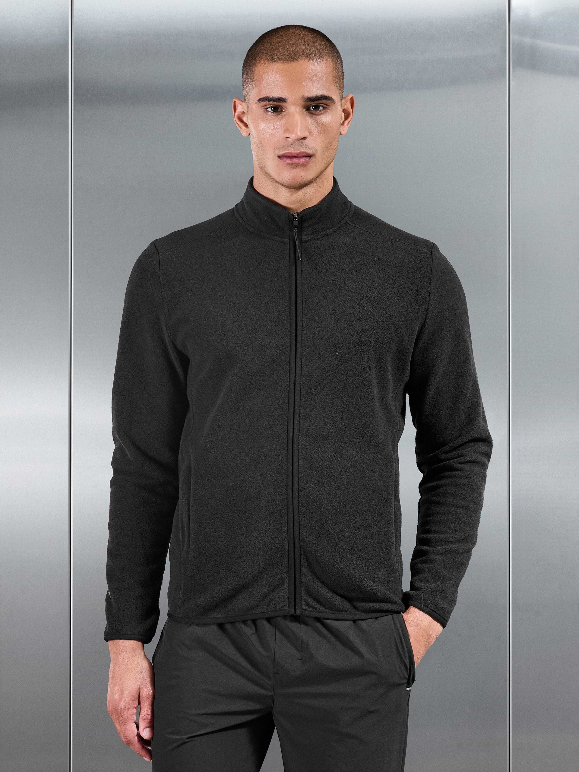Fleece Jacket in Black