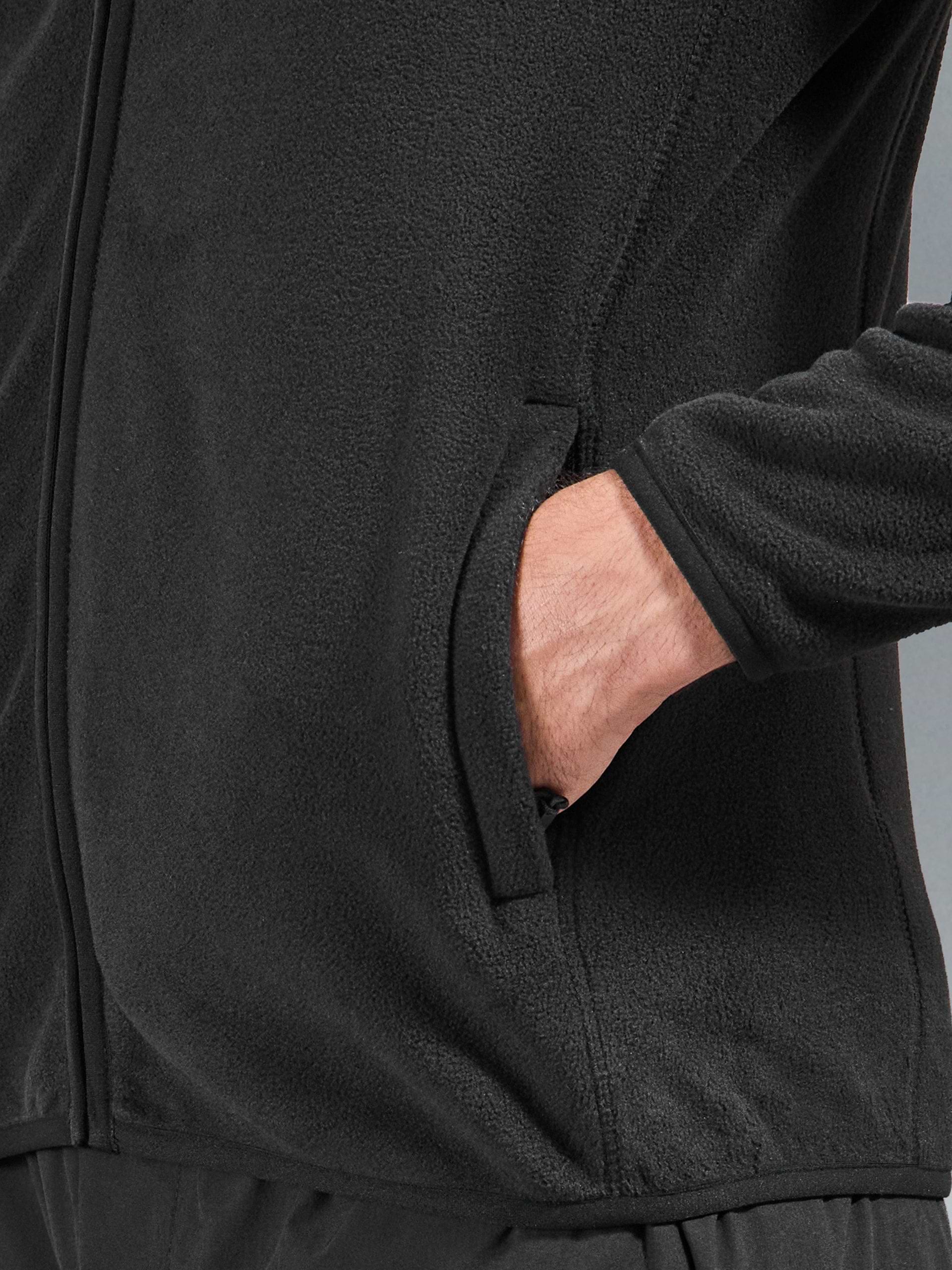 Fleece Jacket in Black