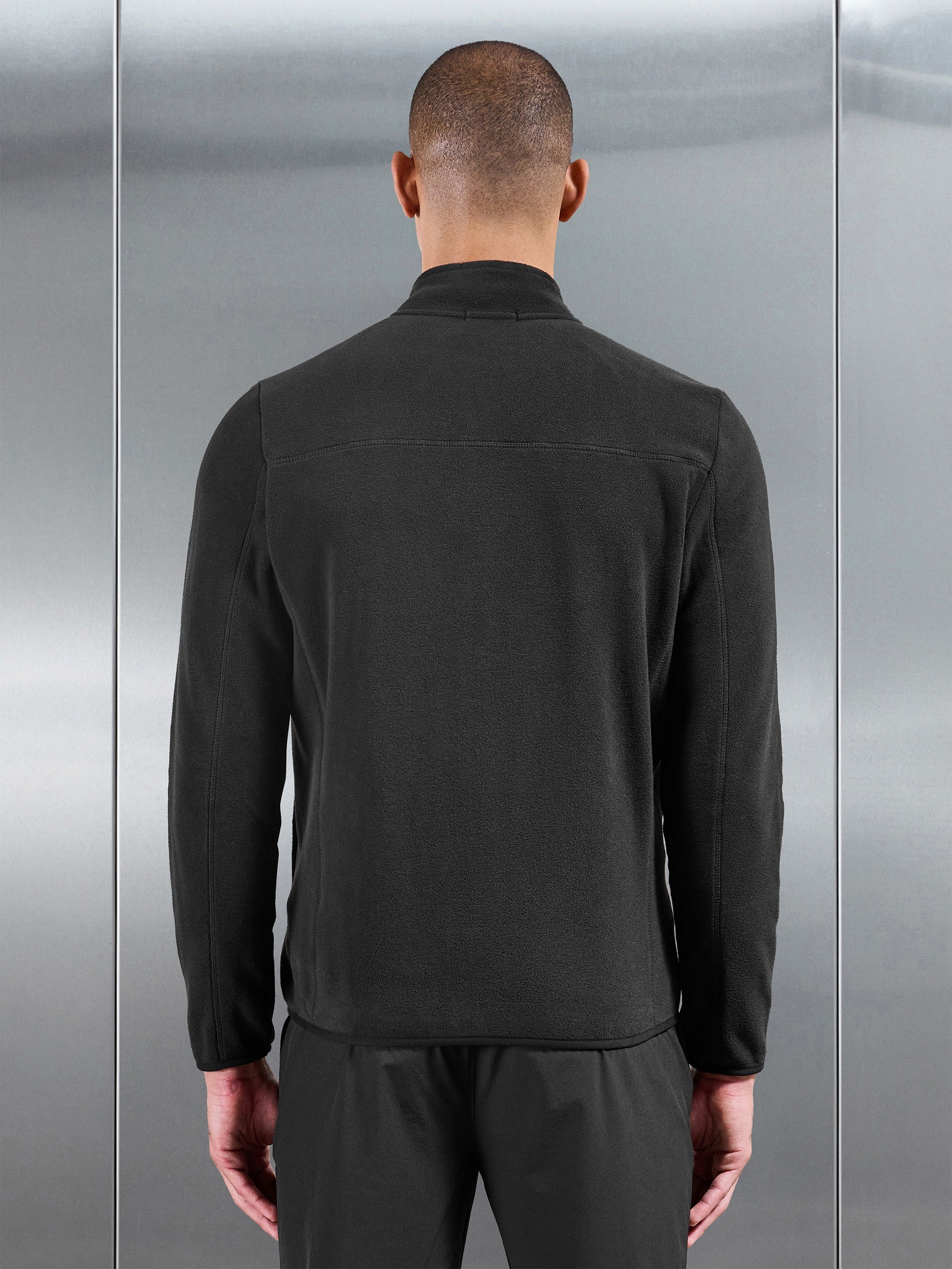 Fleece Jacket in Black