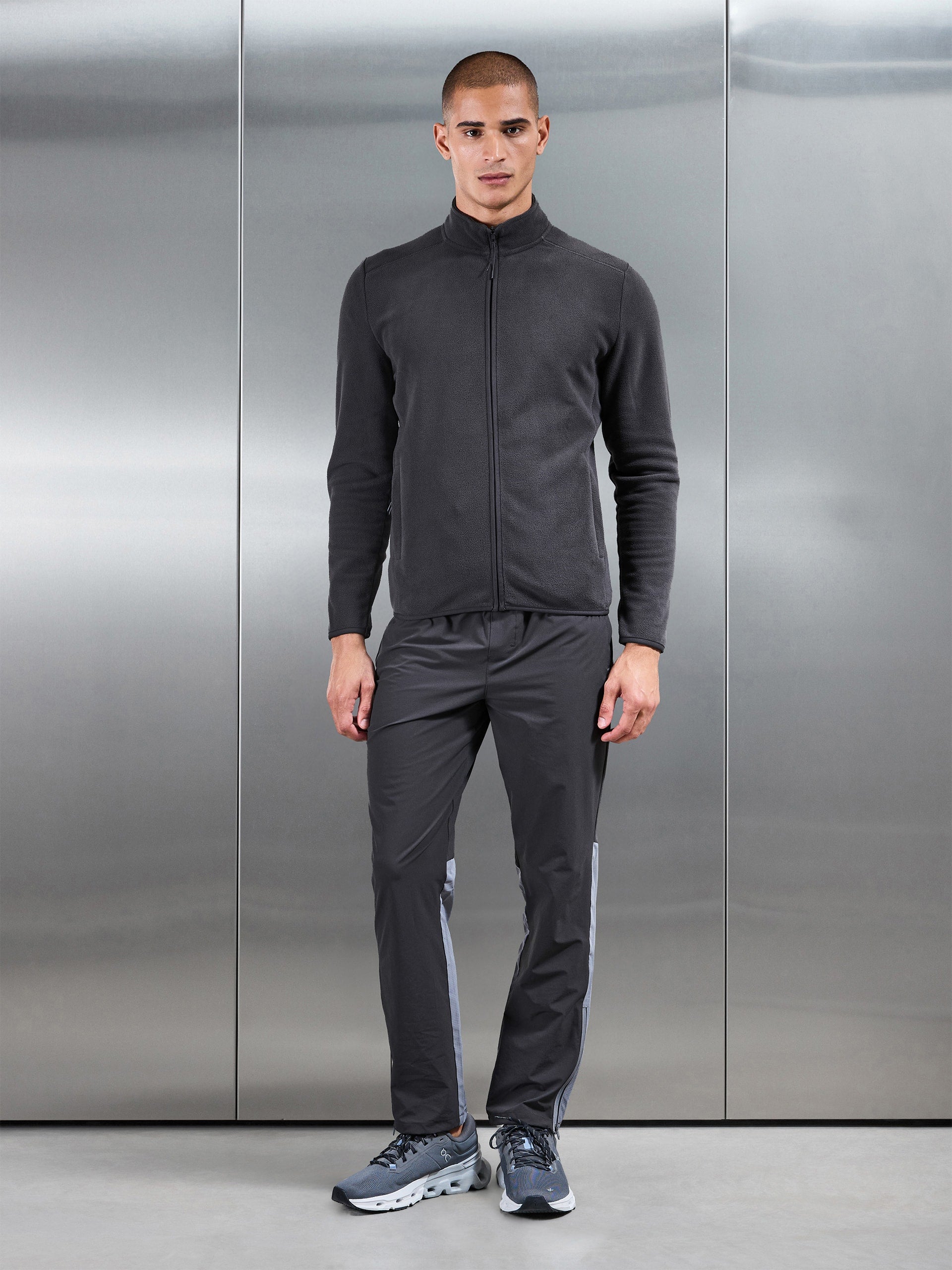 Fleece Jacket in Grey