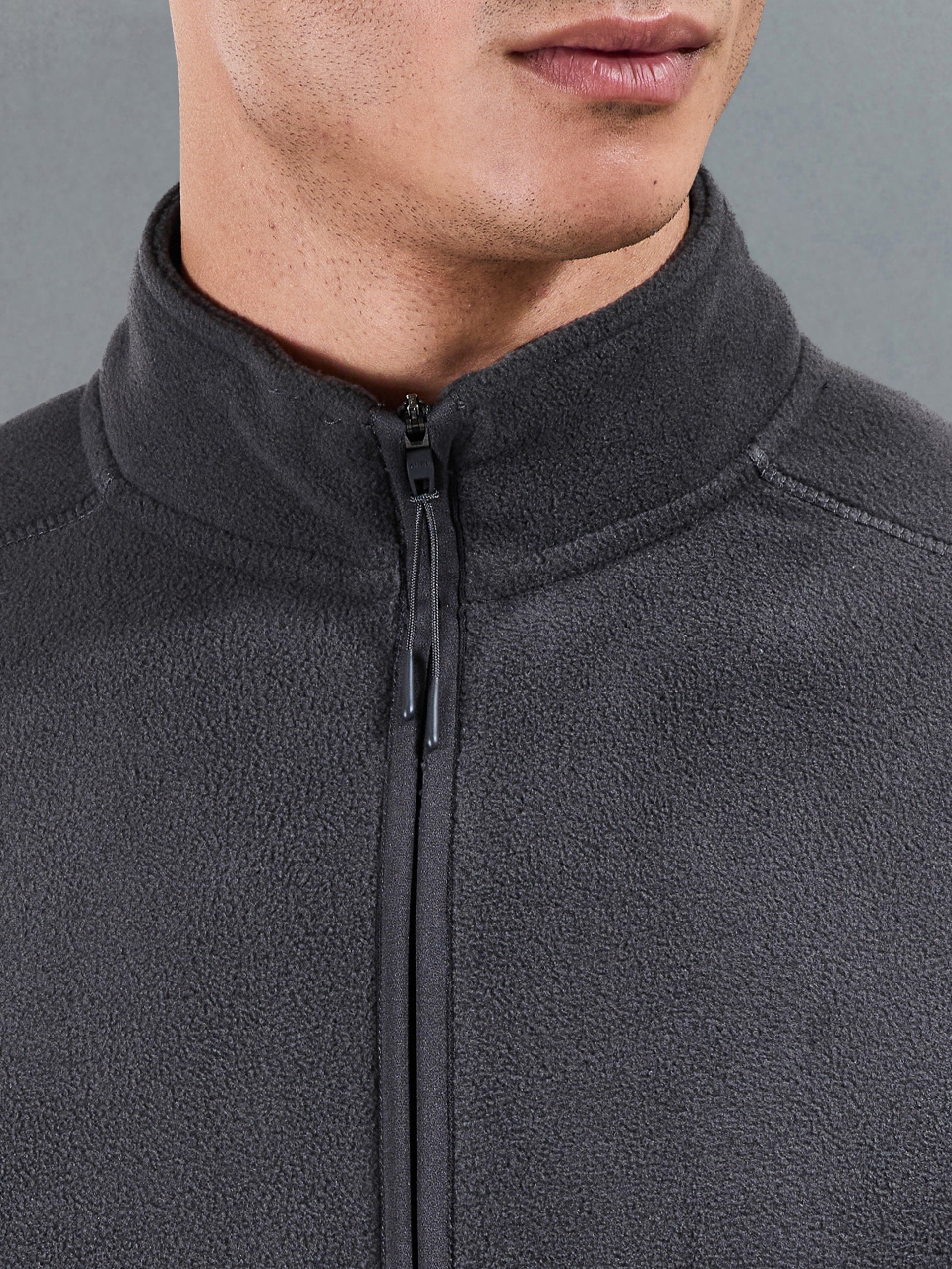 Fleece Jacket in Grey