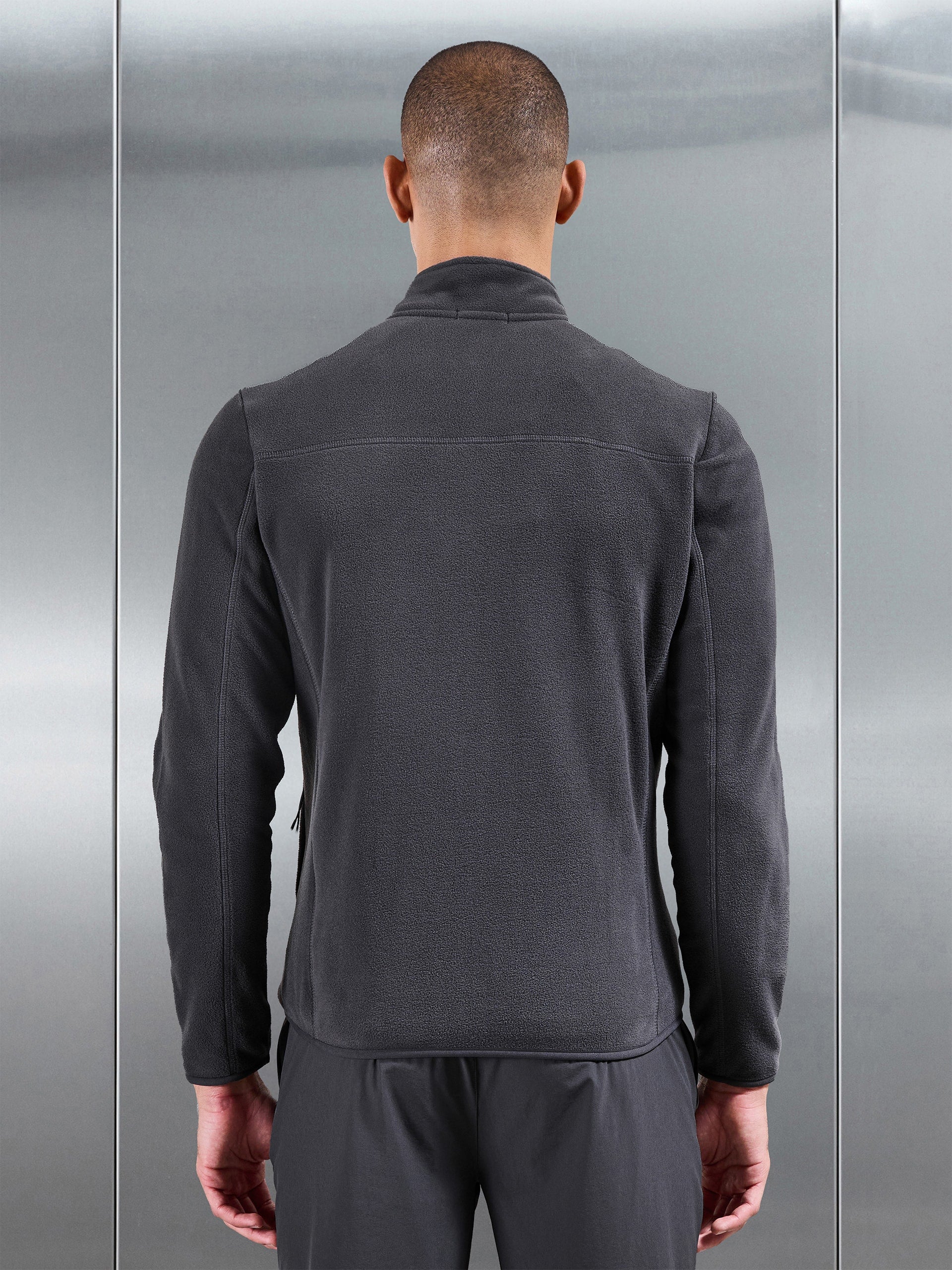 Fleece Jacket in Grey