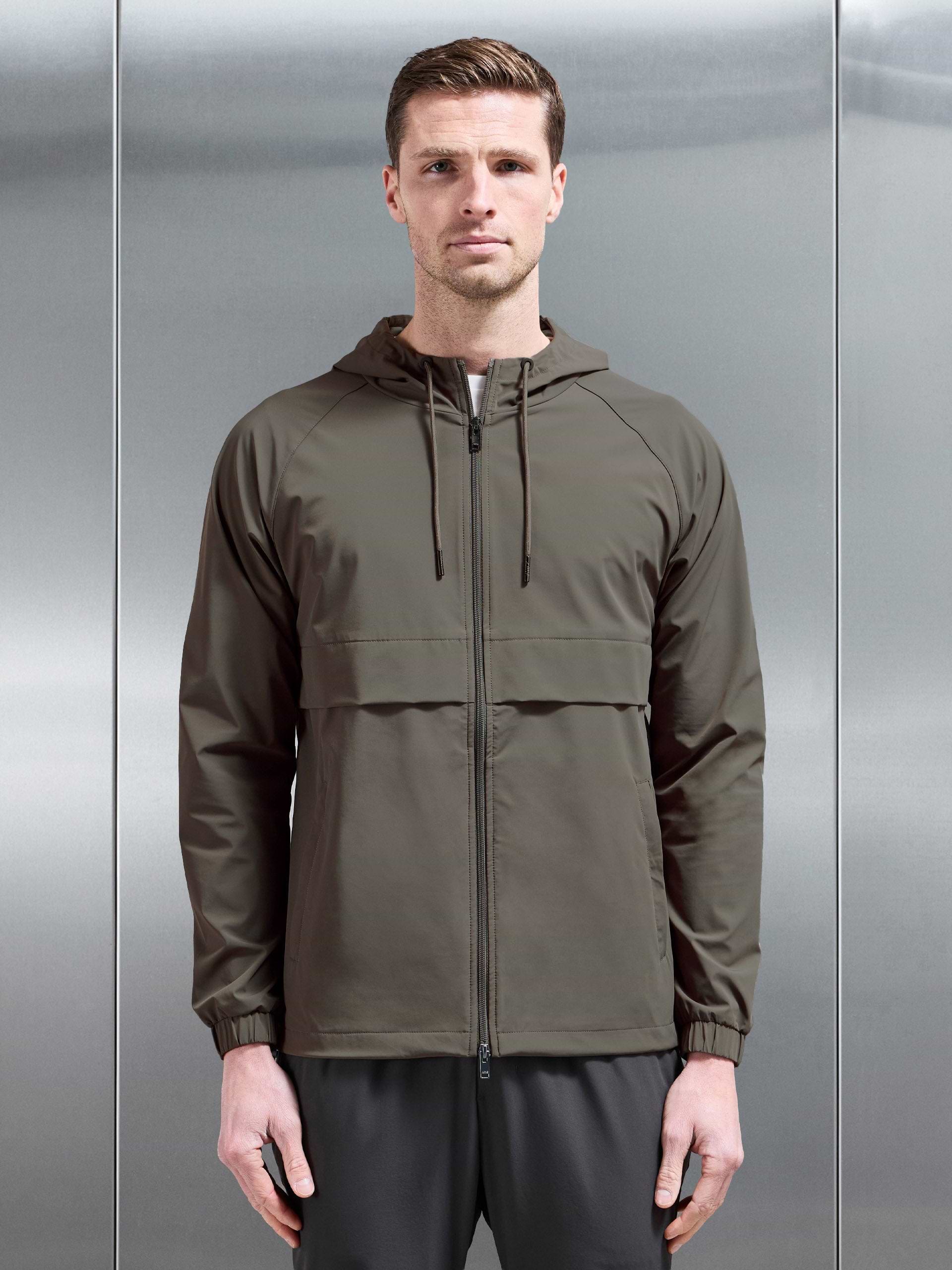 Flex Shell Windbreaker in Olive