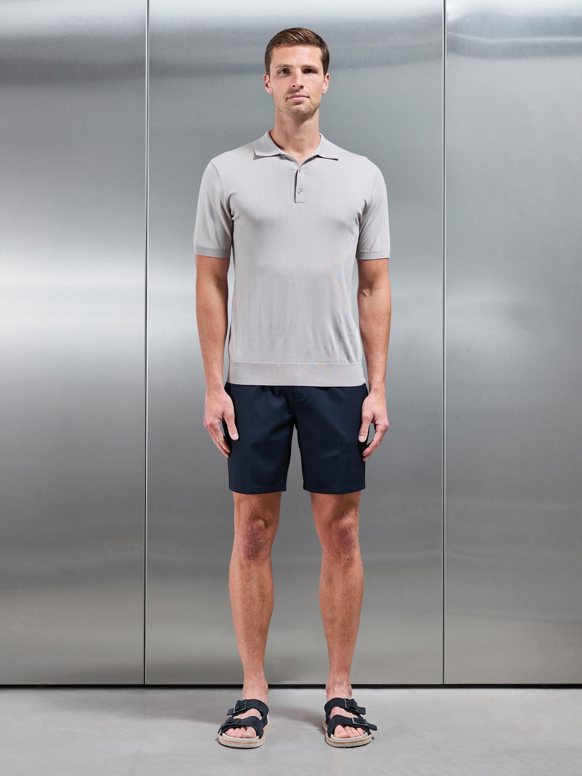 Formal Side Adjuster Short in Navy