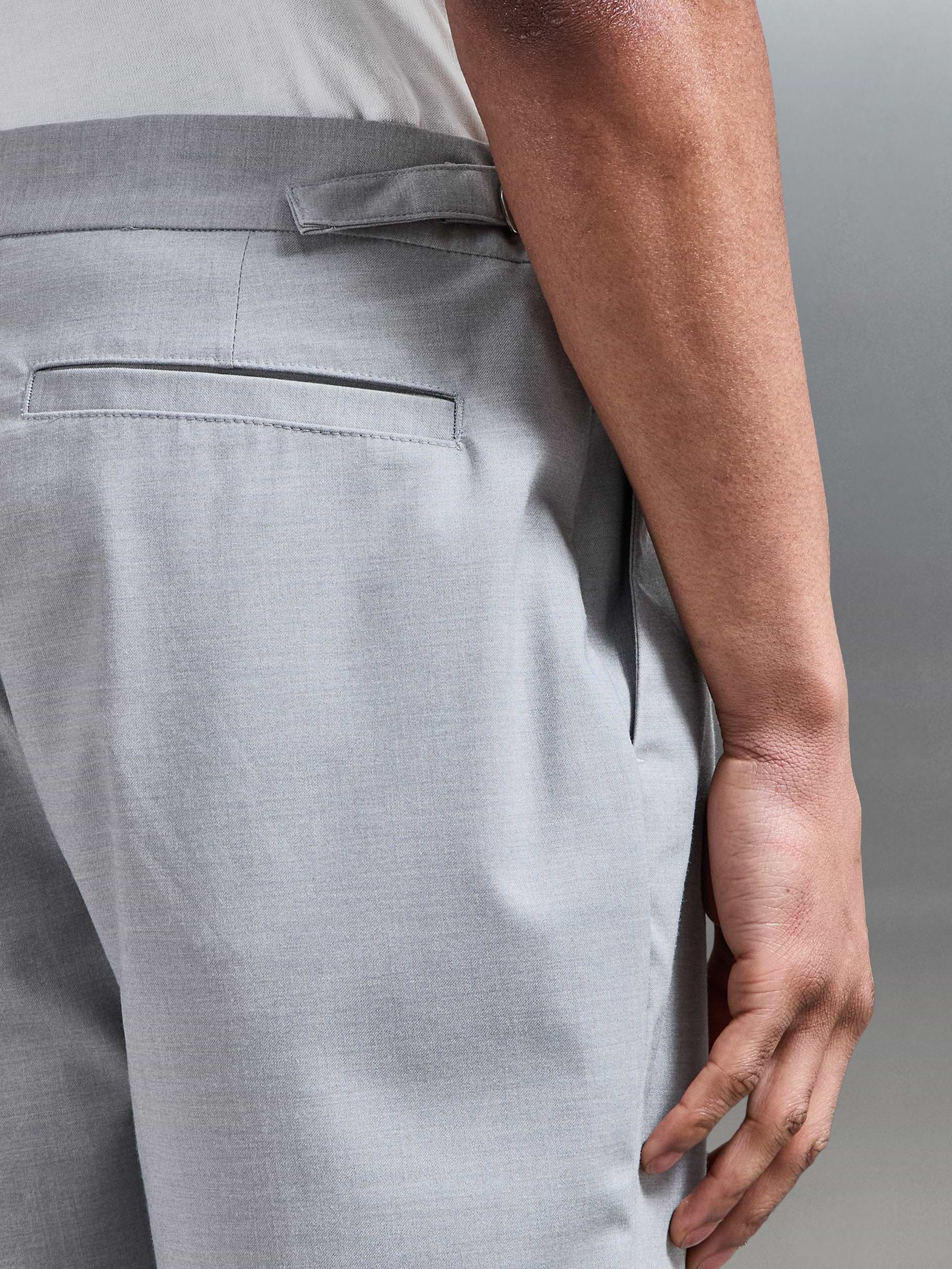 Formal Stretch Side Adjuster Short in Stone