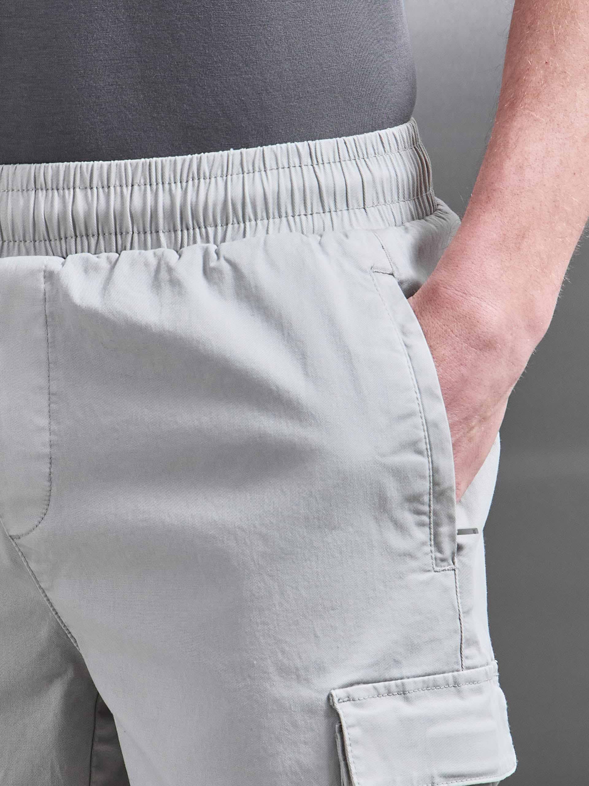Garment Dye Cargo Short in Stone