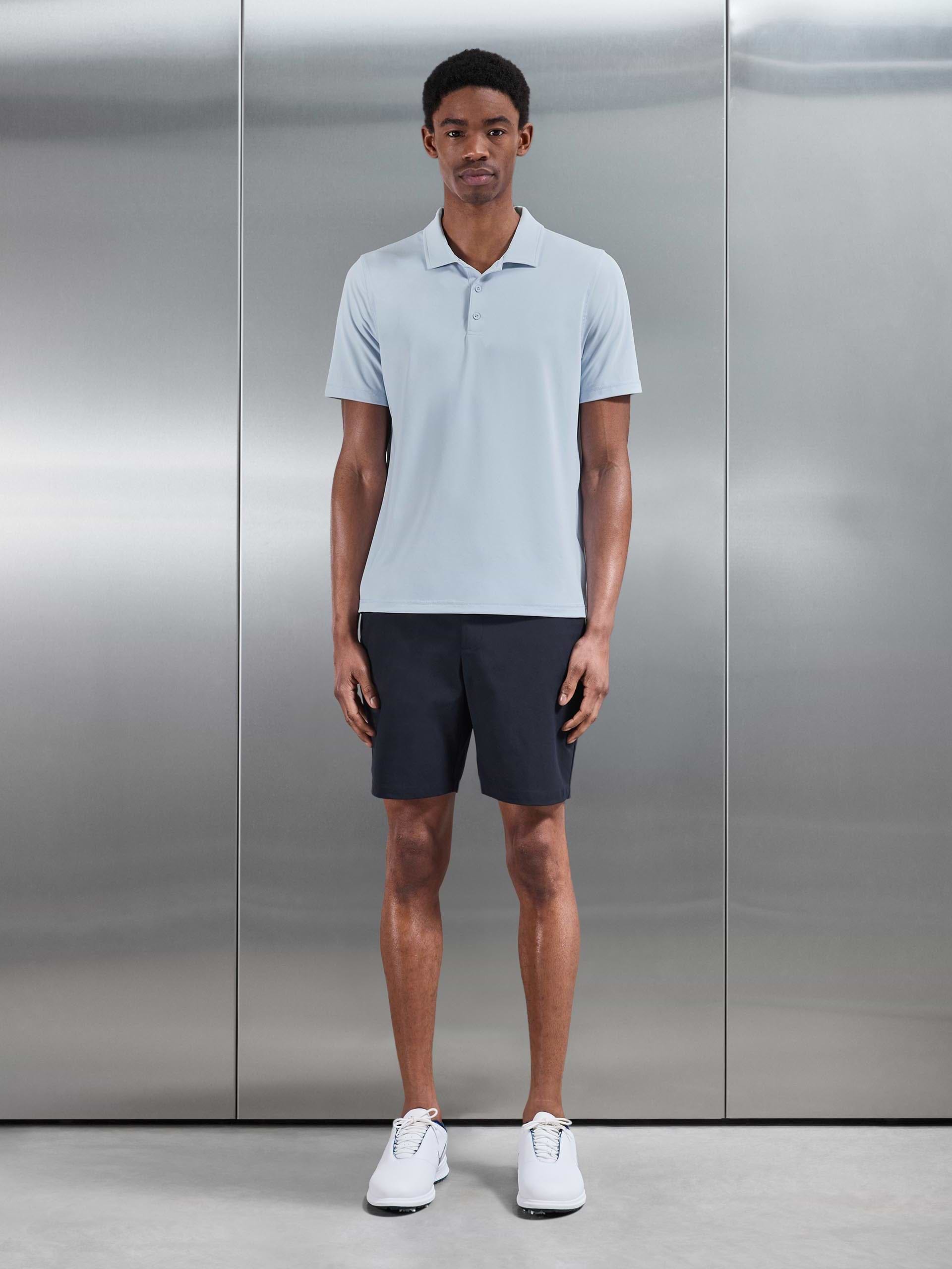 Golf Polo Shirt in Light Blue