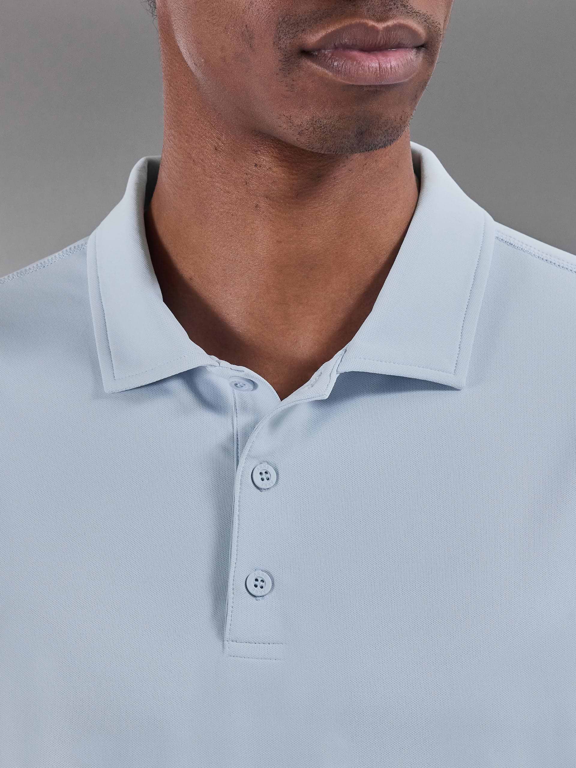 Golf Polo Shirt in Light Blue