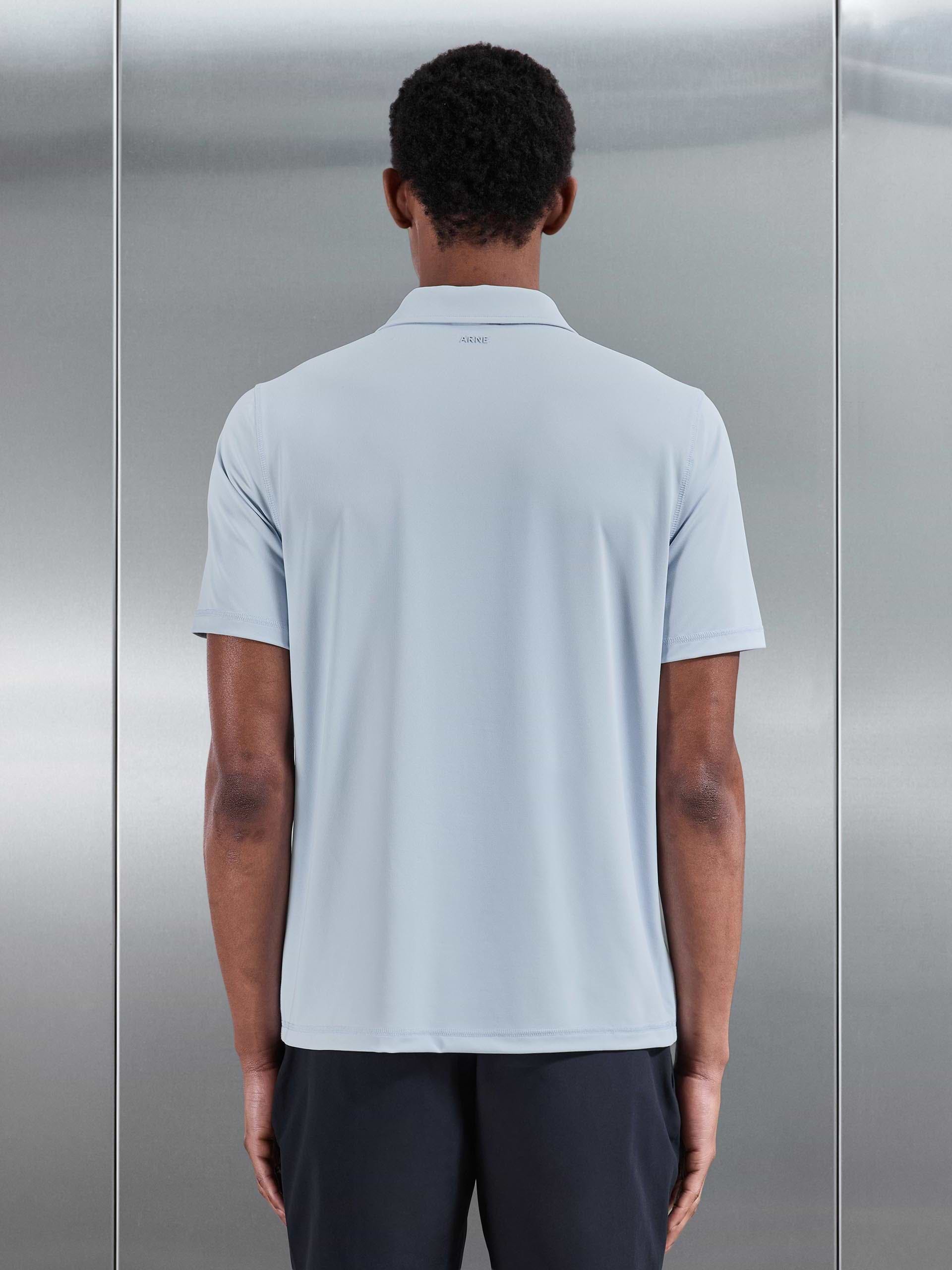 Golf Polo Shirt in Light Blue