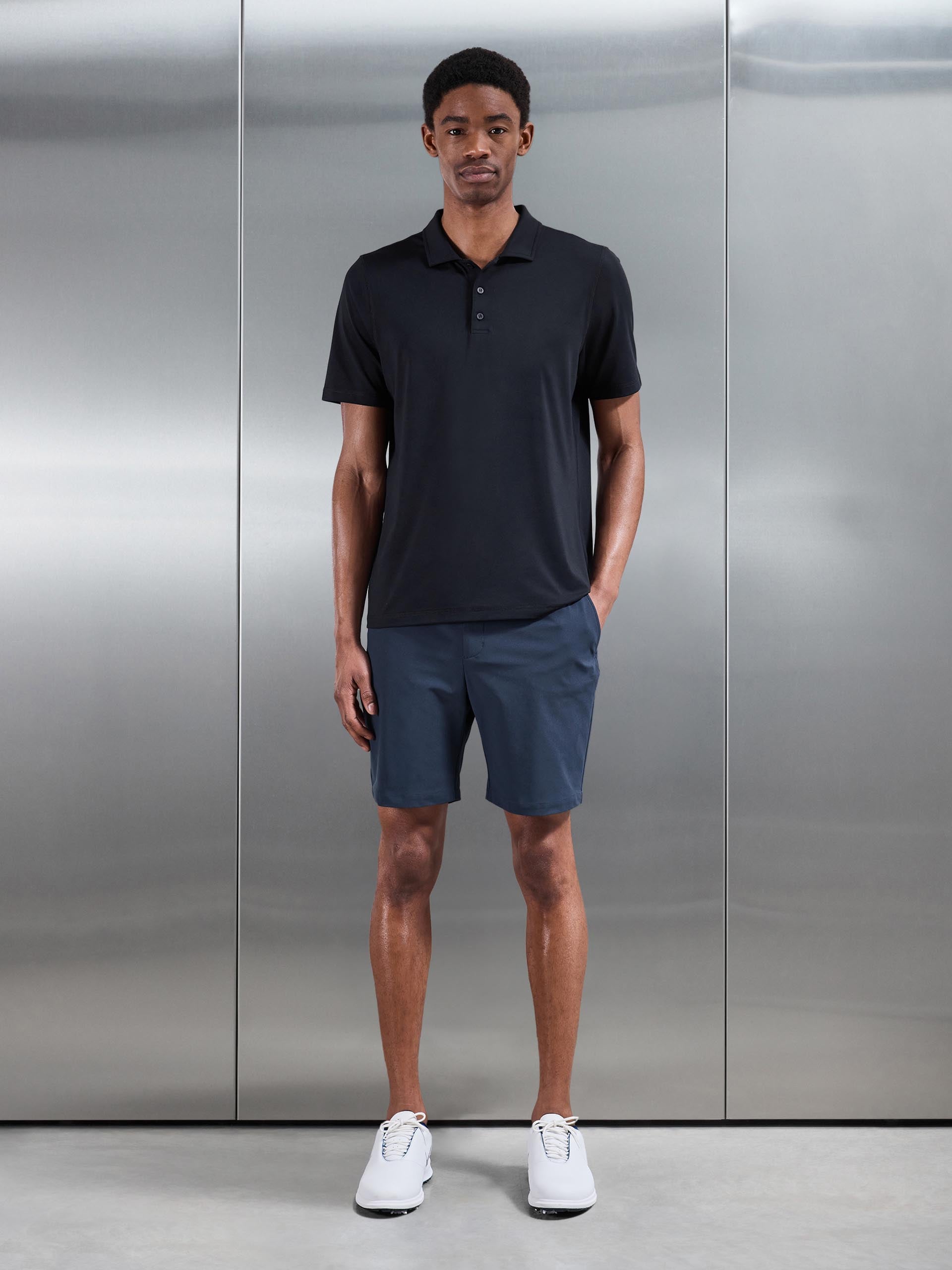 Golf Polo Shirt in Navy