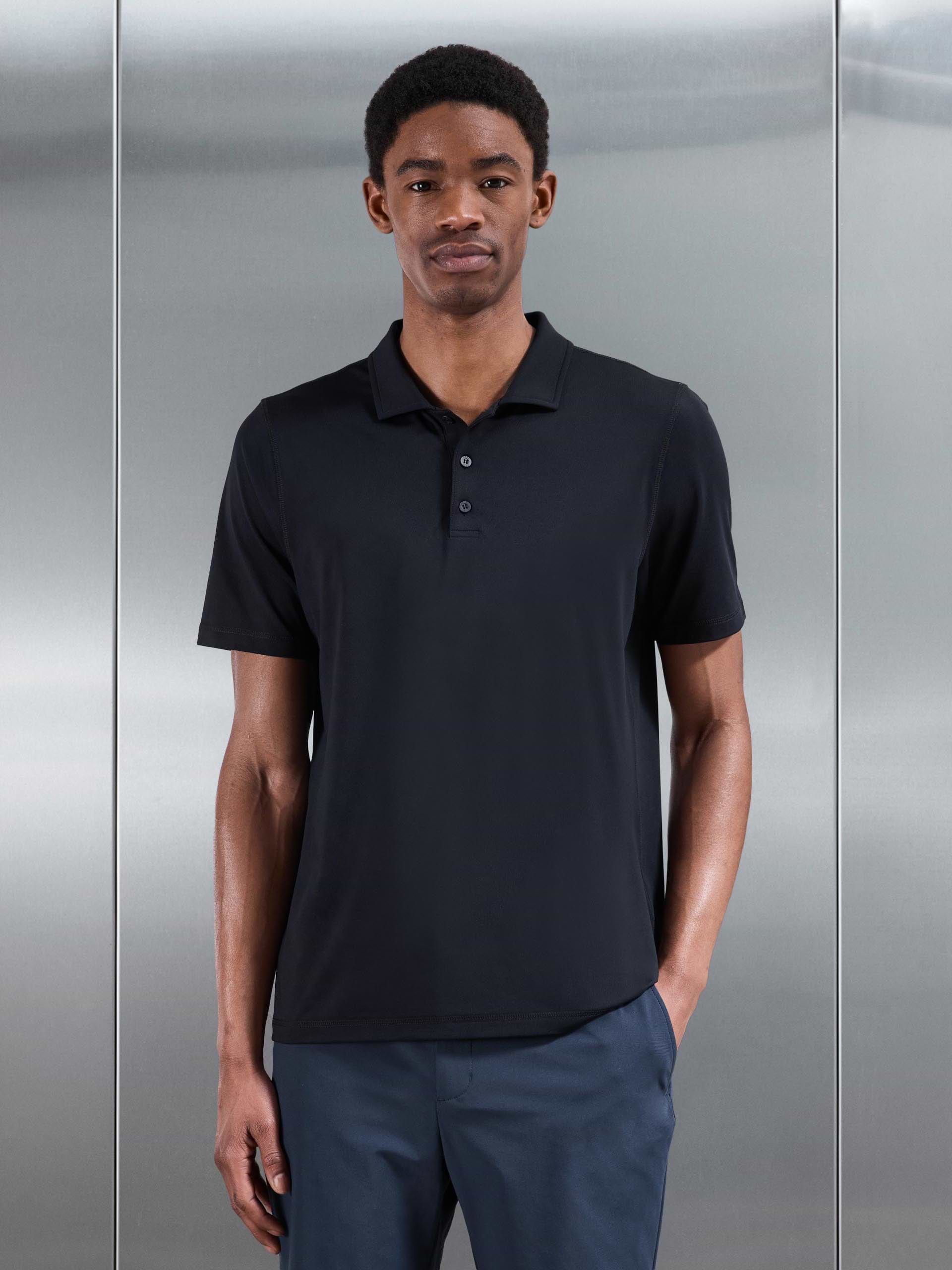 Golf Polo Shirt in Navy